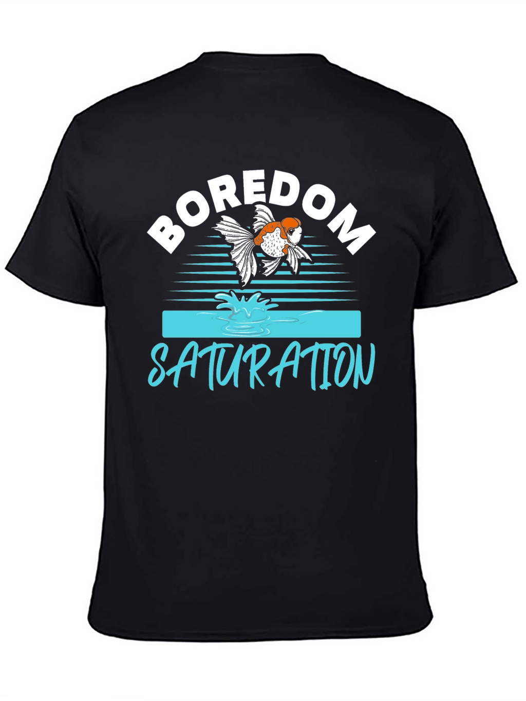 Boredom Saturation Goldfish Graphic T-Shirt