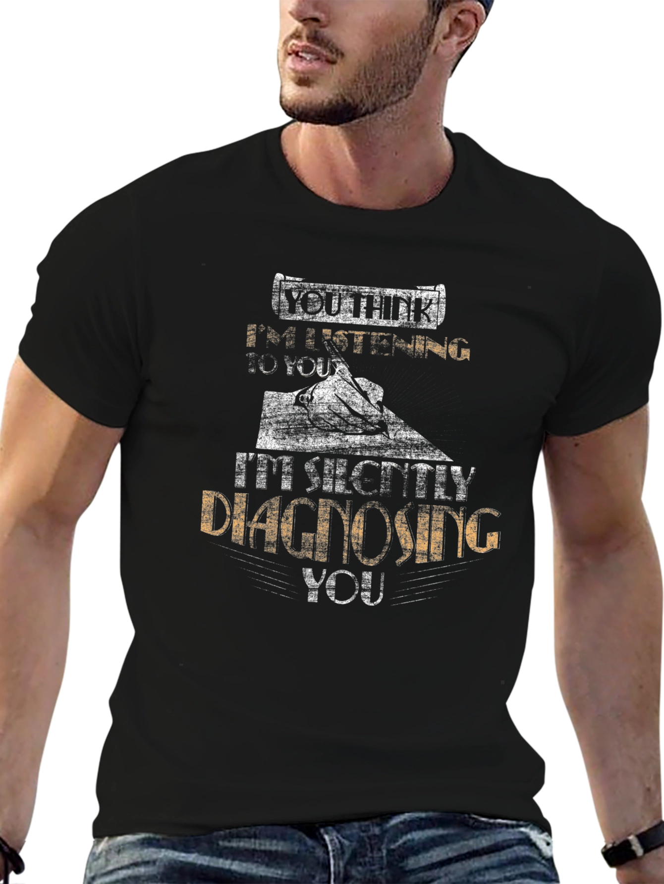Diagnosing You T-Shirt - Black