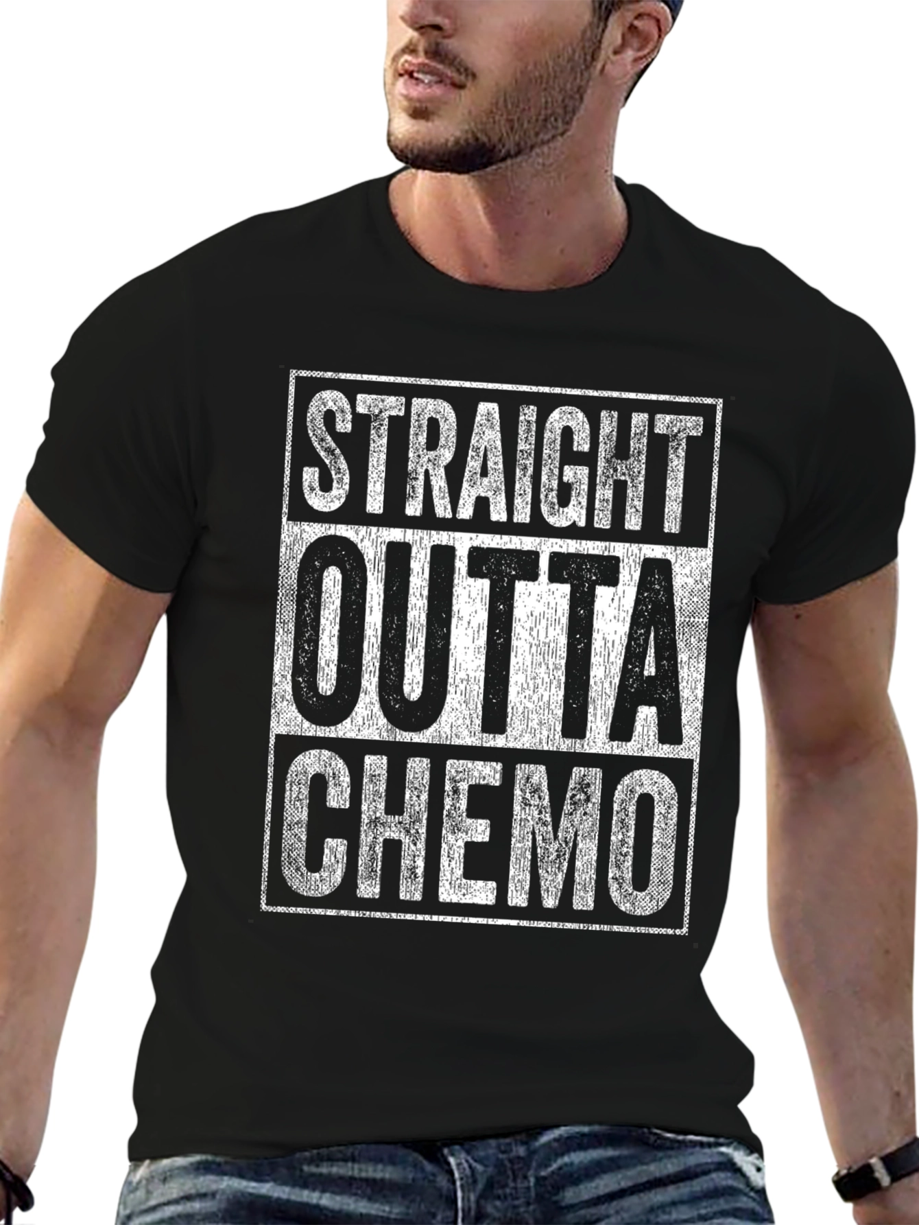 Straight Outta Chemo T-Shirt Cancer Survivor Tee