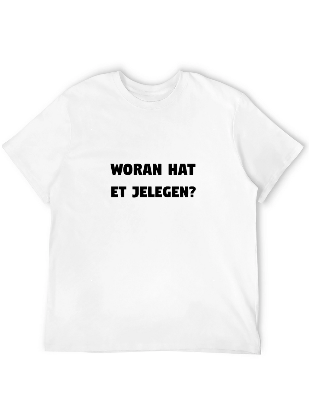 Worán Hat Et Jelegen? Black T-Shirt