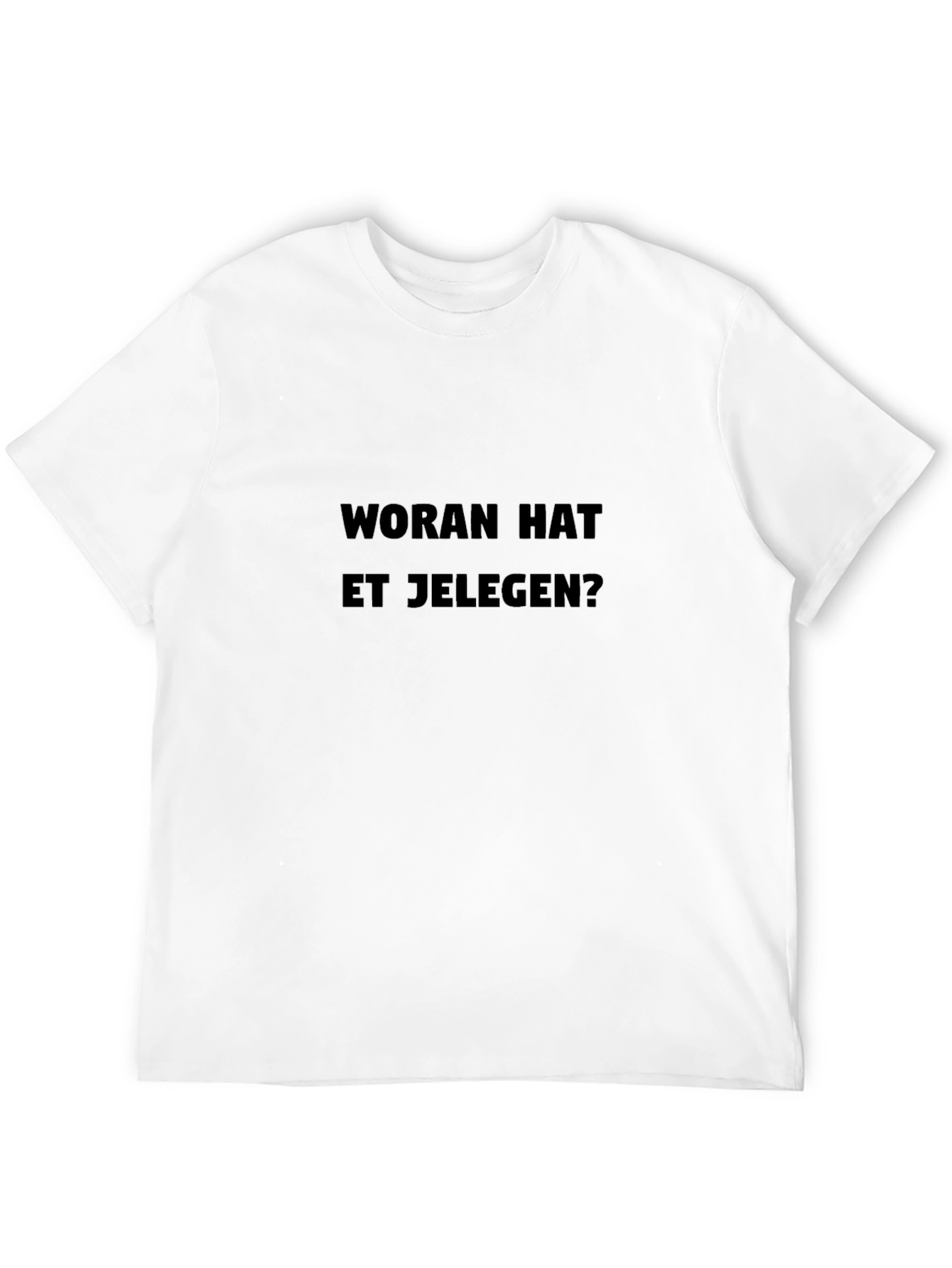 Worán Hat Et Jelegen? Black T-Shirt