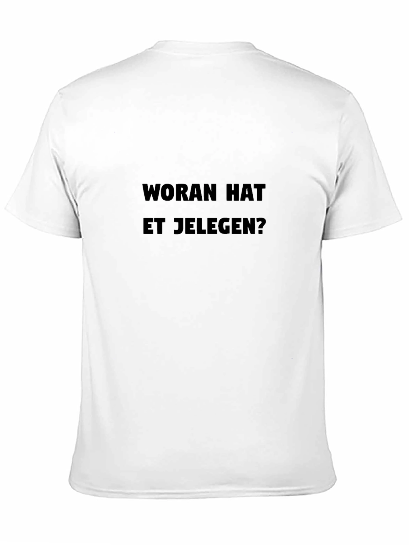 Worán Hat Et Jelegen? Black T-Shirt