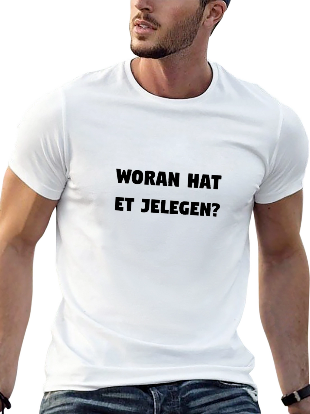 Worán Hat Et Jelegen? Black T-Shirt