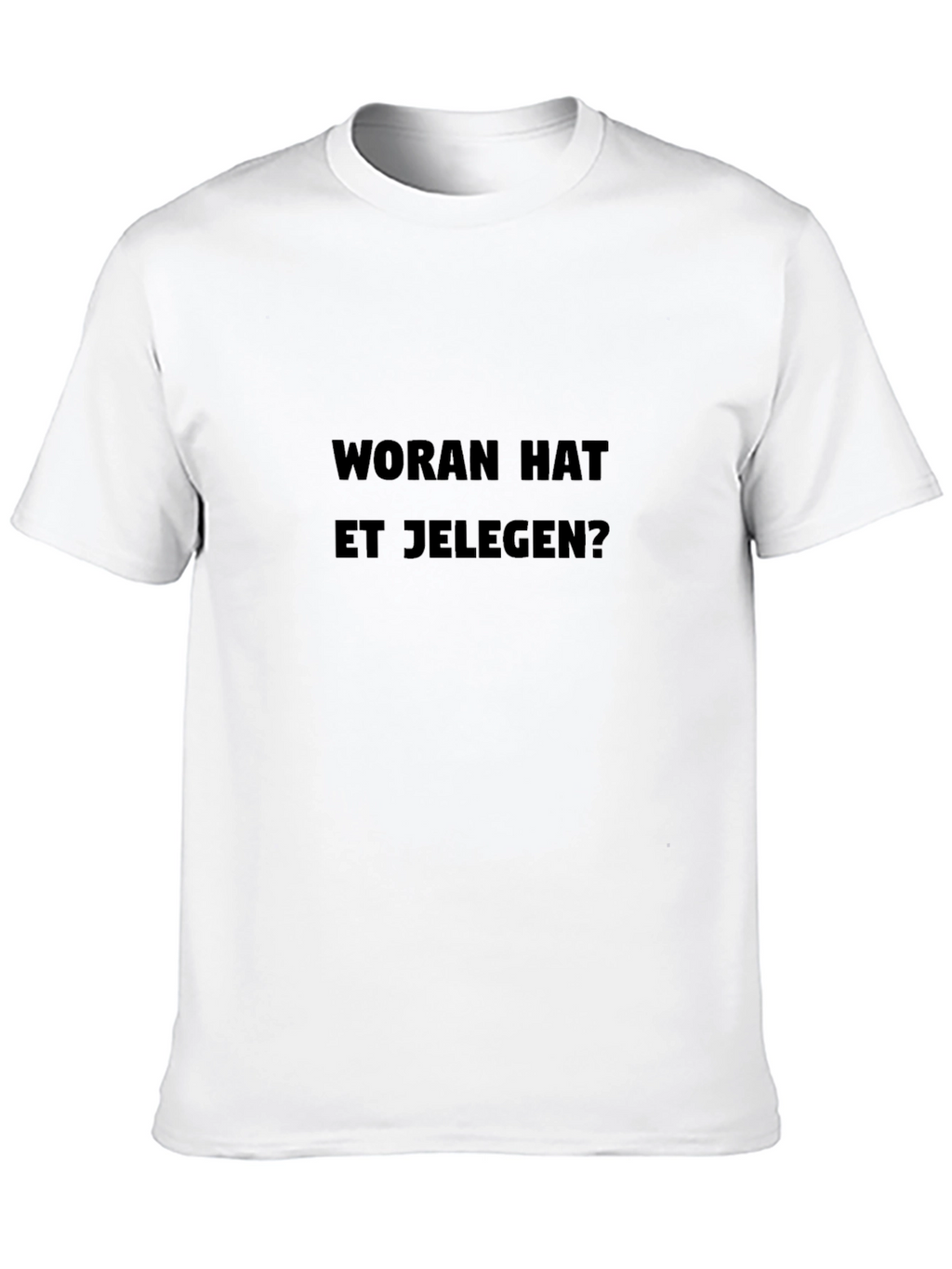 Worán Hat Et Jelegen? Black T-Shirt