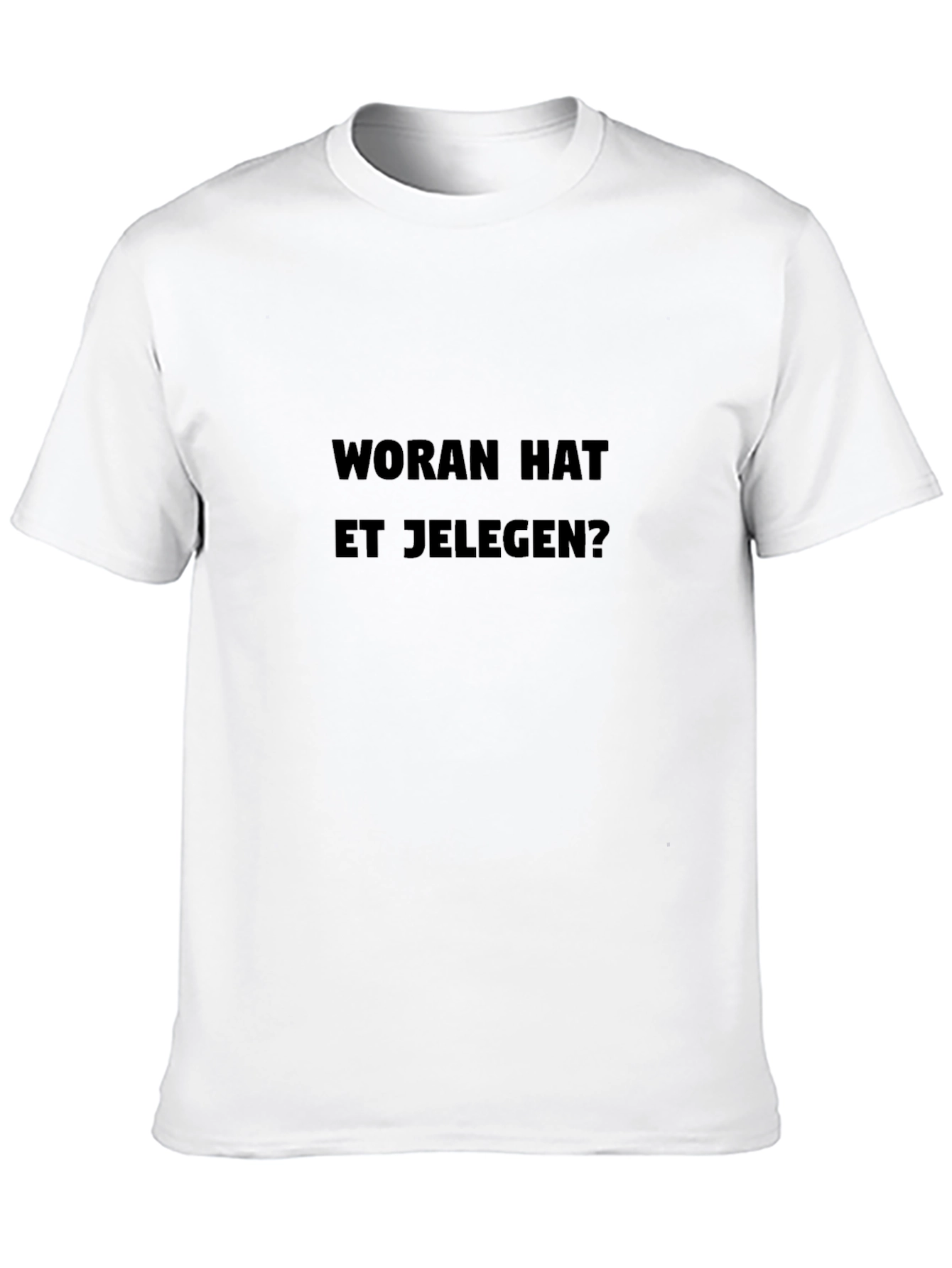 Worán Hat Et Jelegen? Black T-Shirt