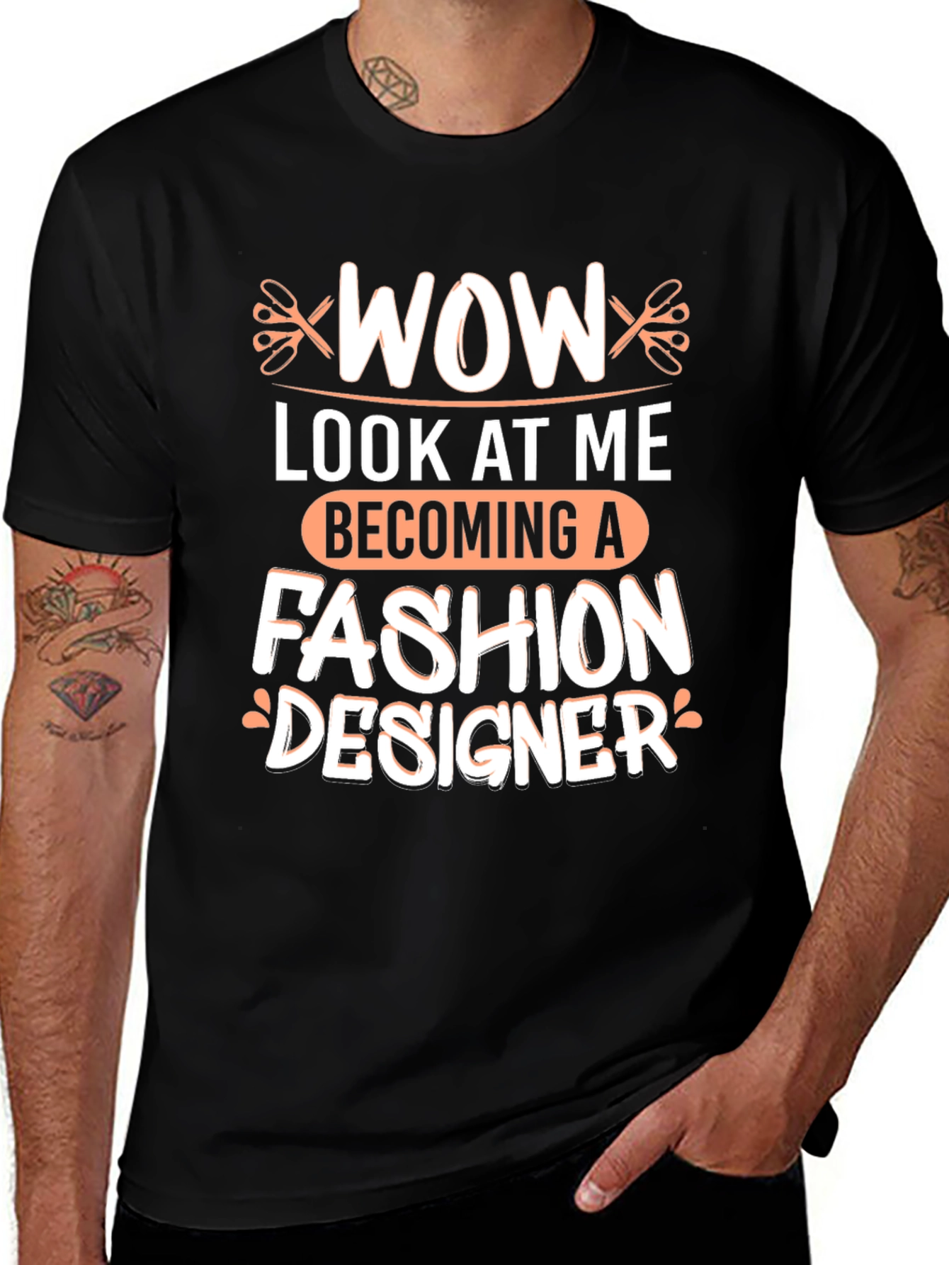 Wow Becoming A Fashion Designer T-Shirt