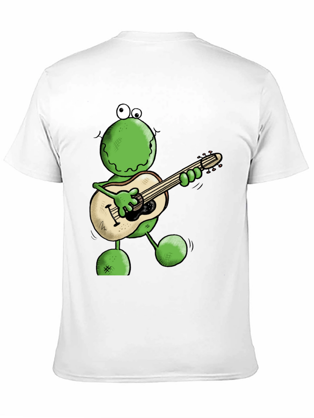 Frog Guitarist Graphic Tee - Cool Cartoon T-Shirt