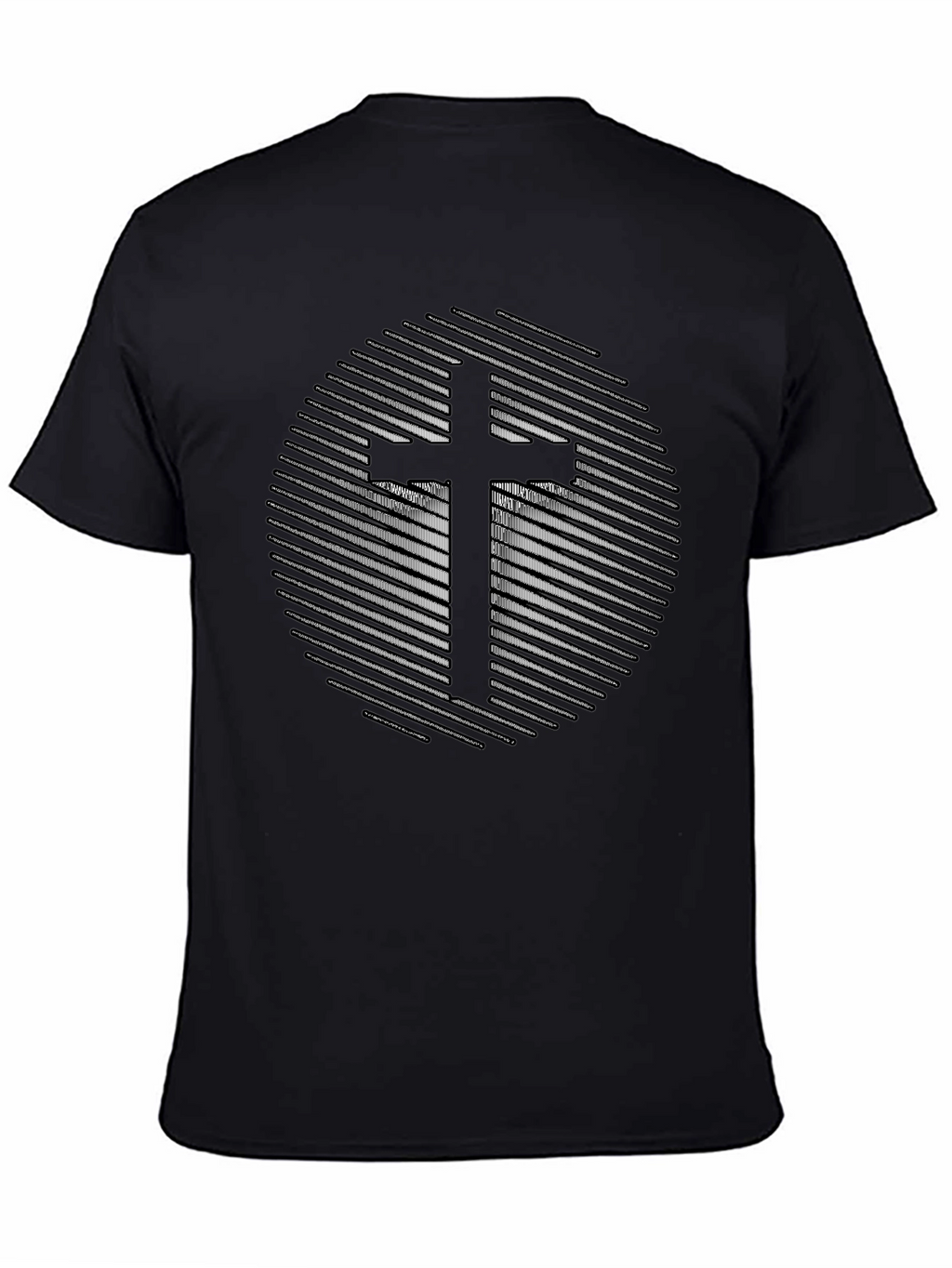 Abstract Cross Graphic Tee - Stylish Christian Apparel