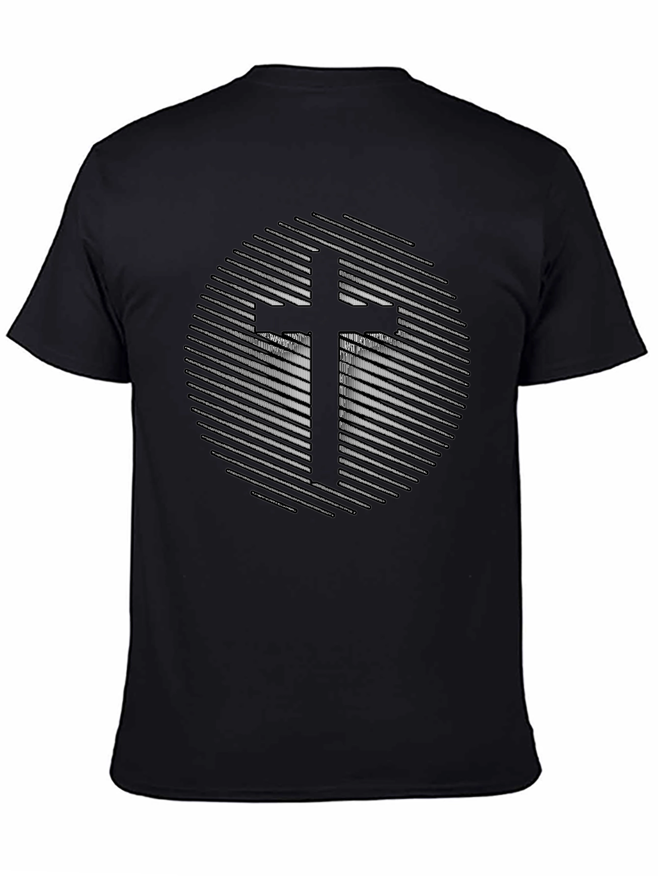 Abstract Cross Graphic Tee - Stylish Christian Apparel