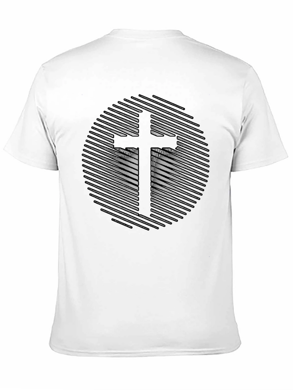 Abstract Cross Graphic Tee - Stylish Christian Apparel