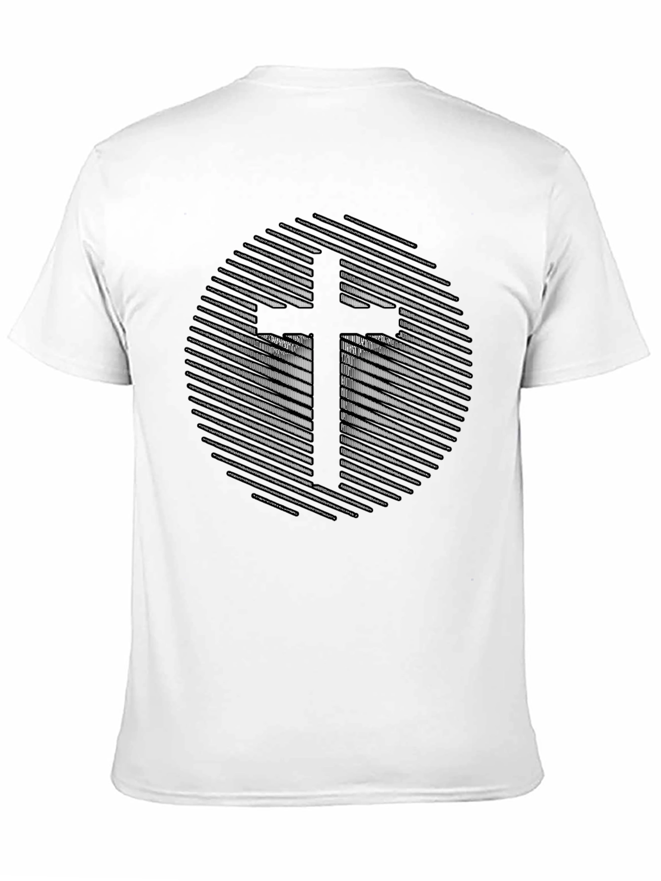 Abstract Cross Graphic Tee - Stylish Christian Apparel