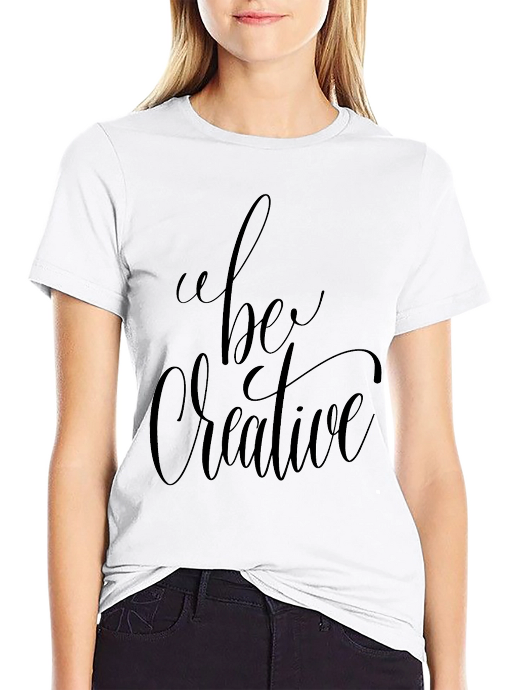Be Creative Black T-Shirt