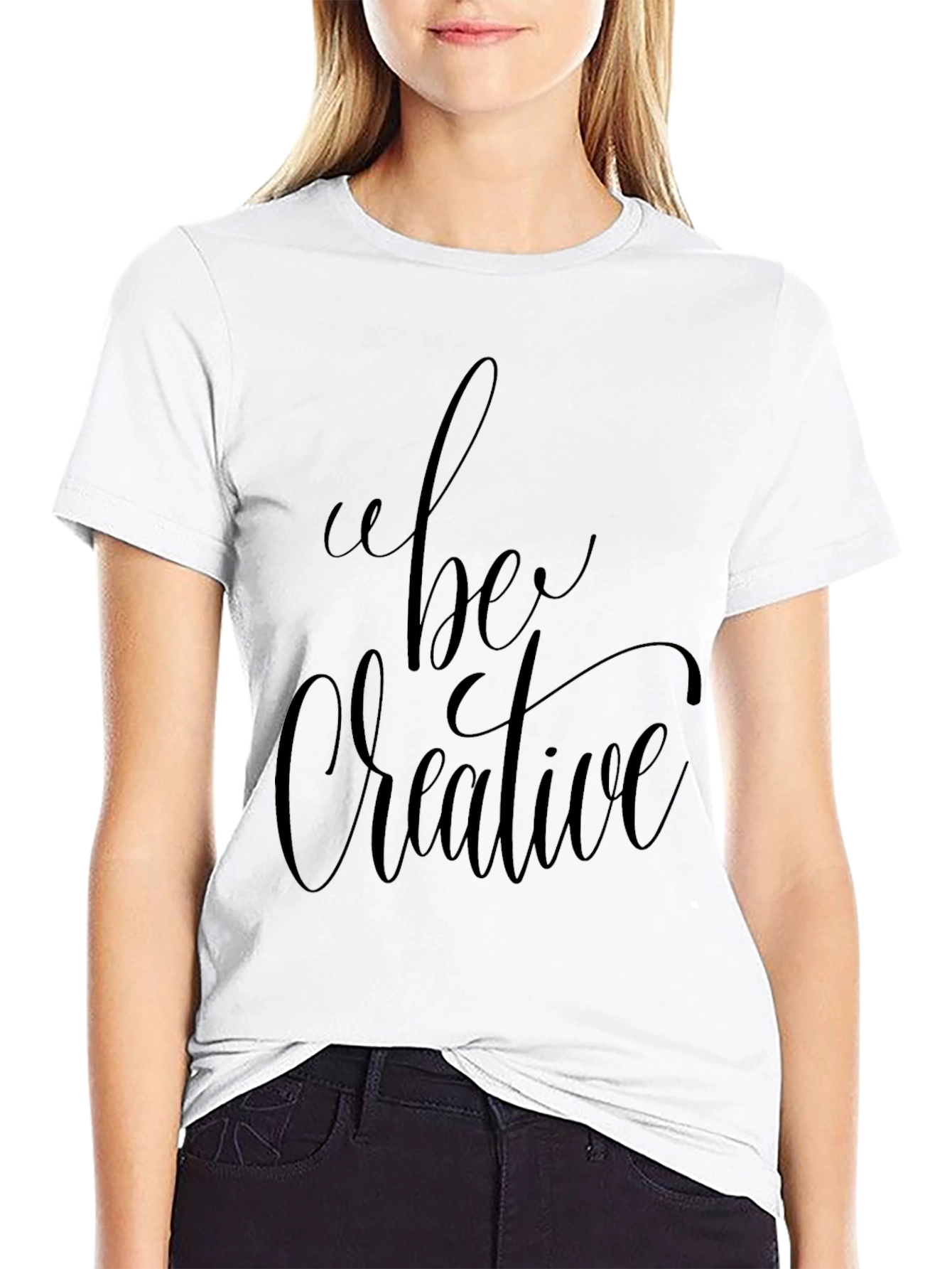 Be Creative Black T-Shirt