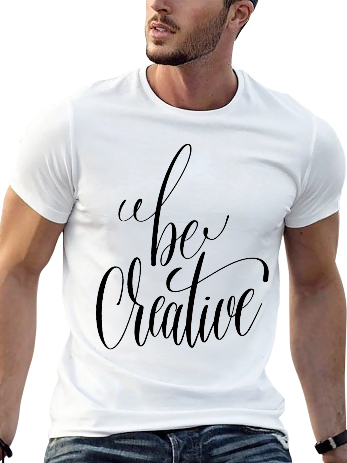 Be Creative Black T-Shirt