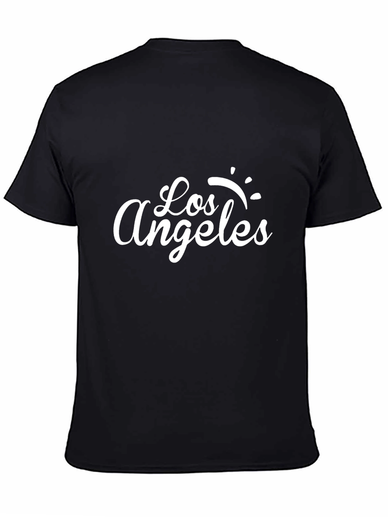 Los Angeles Graphic Print Black T-Shirt