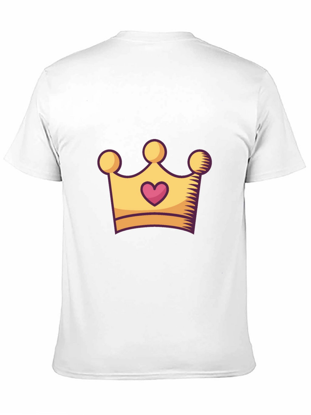King/Queen Crown Graphic Tee - Stylish Unisex Black T-Shirt