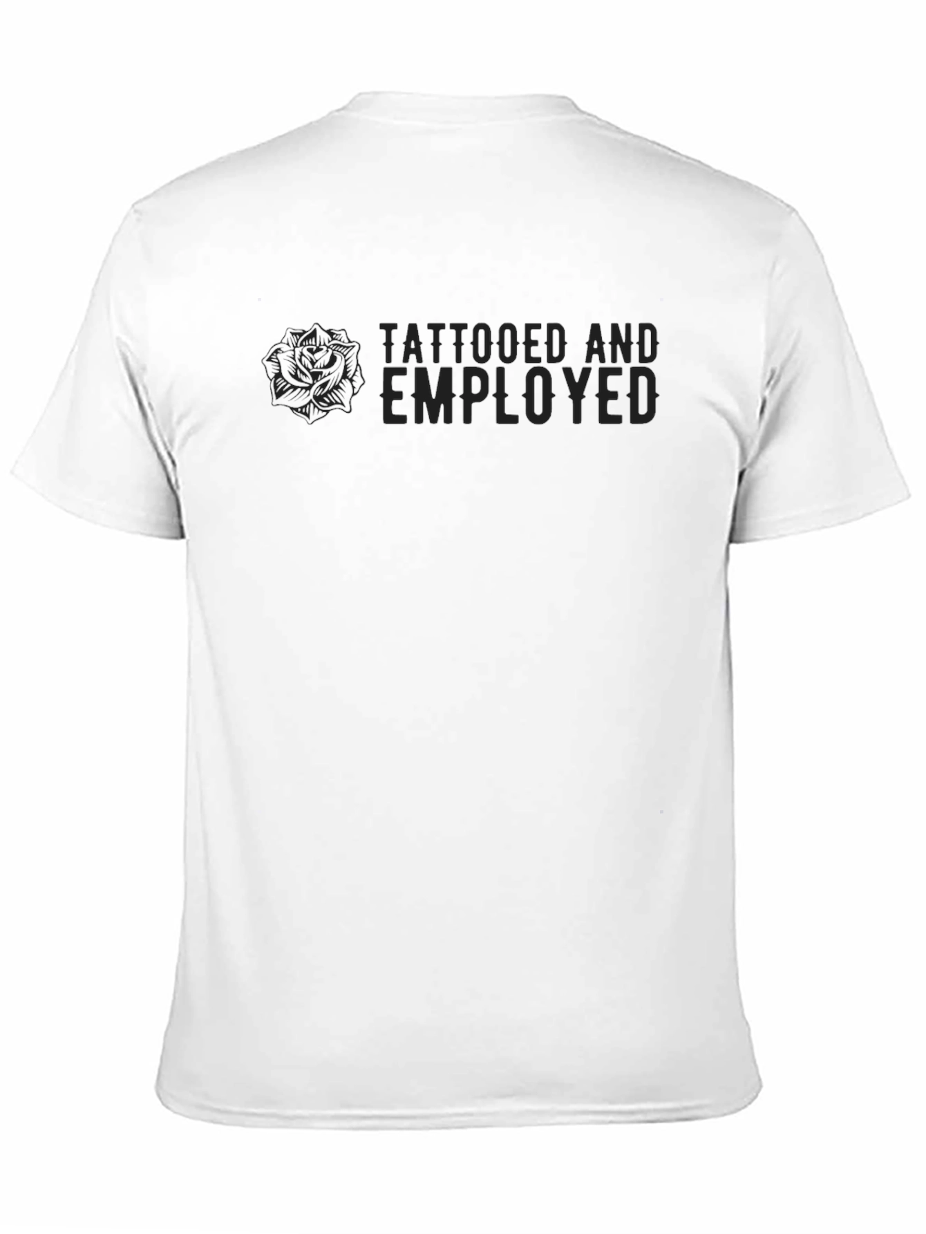 Tattooed and Employed Graphic T-Shirt - Black