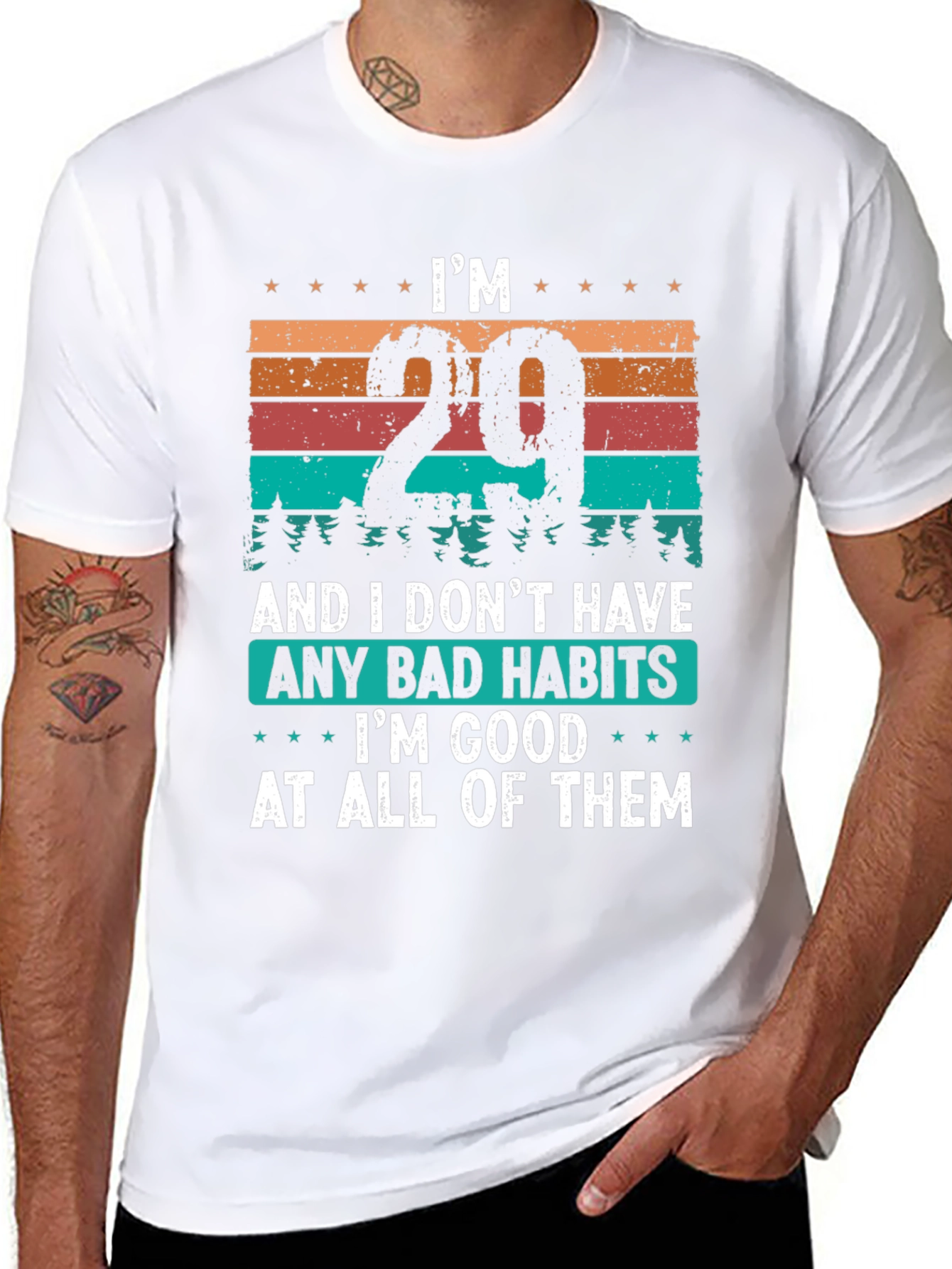 Im 29 Good At All Bad Habits T-Shirt