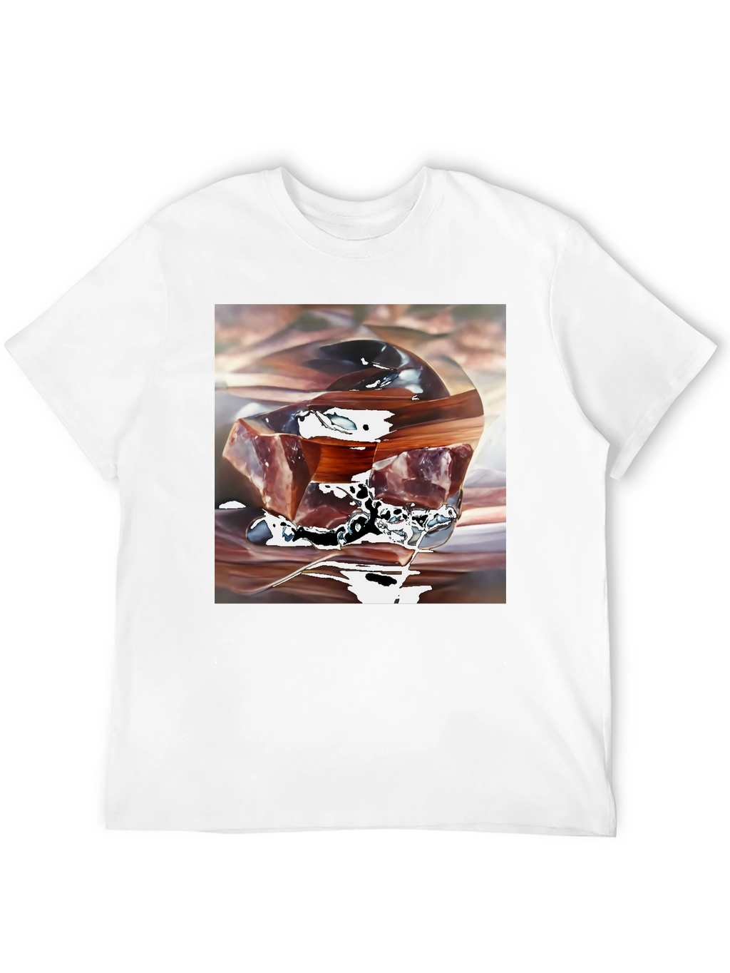 Abstract Cube Graphic Tee - Modern Art Shirt
