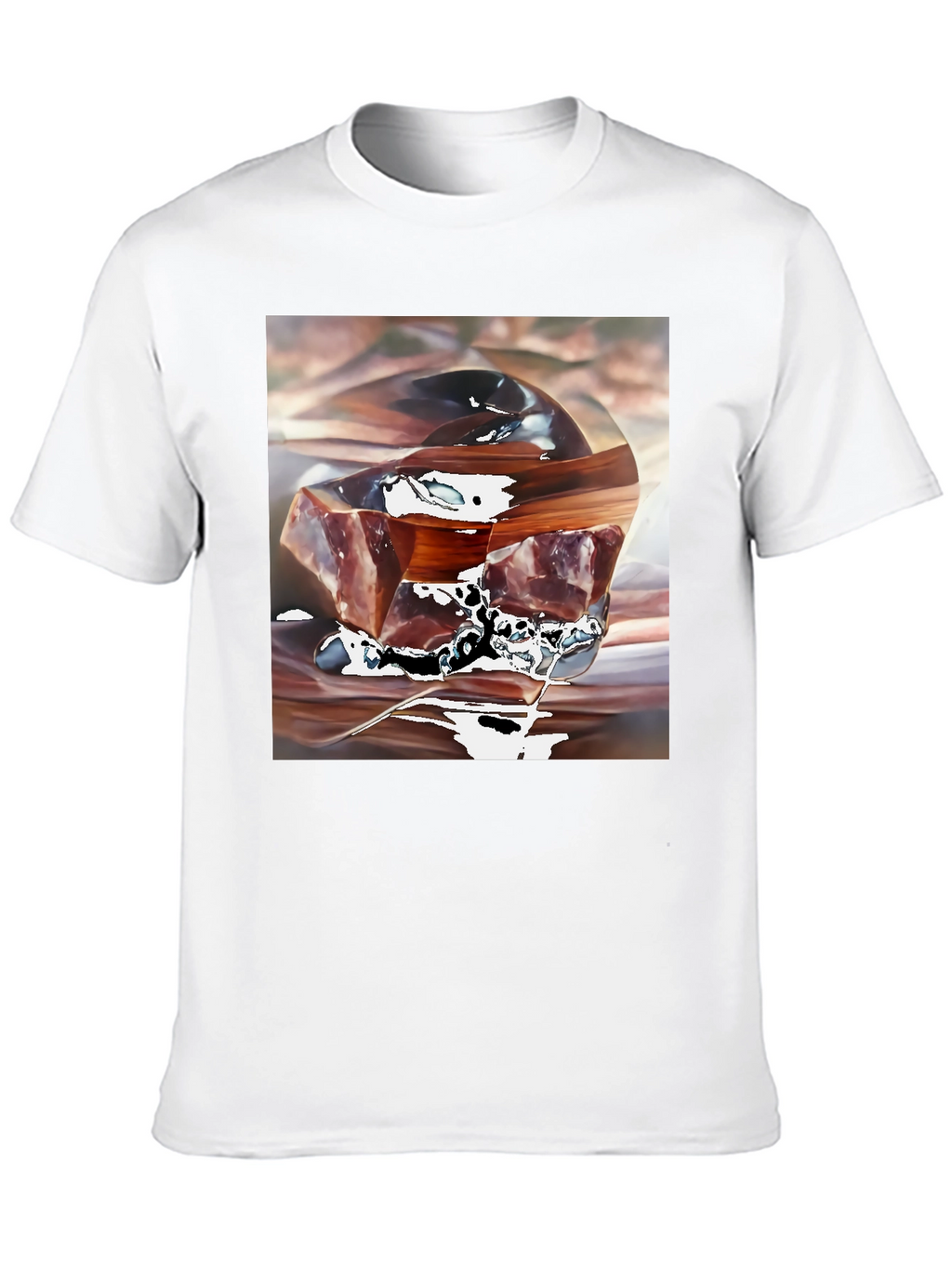 Abstract Cube Graphic Tee - Modern Art Shirt