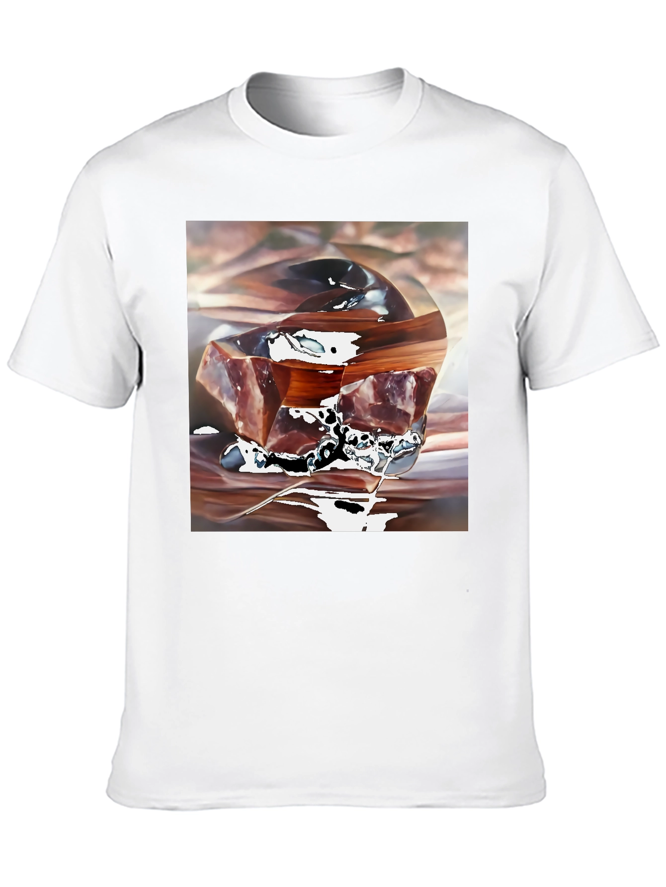 Abstract Cube Graphic Tee - Modern Art Shirt