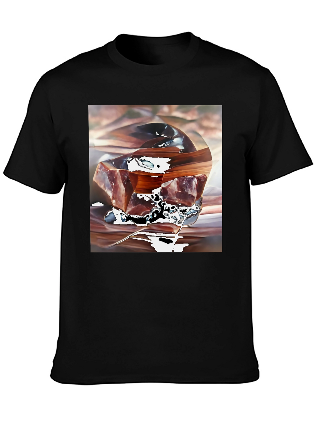 Abstract Cube Graphic Tee - Modern Art Shirt