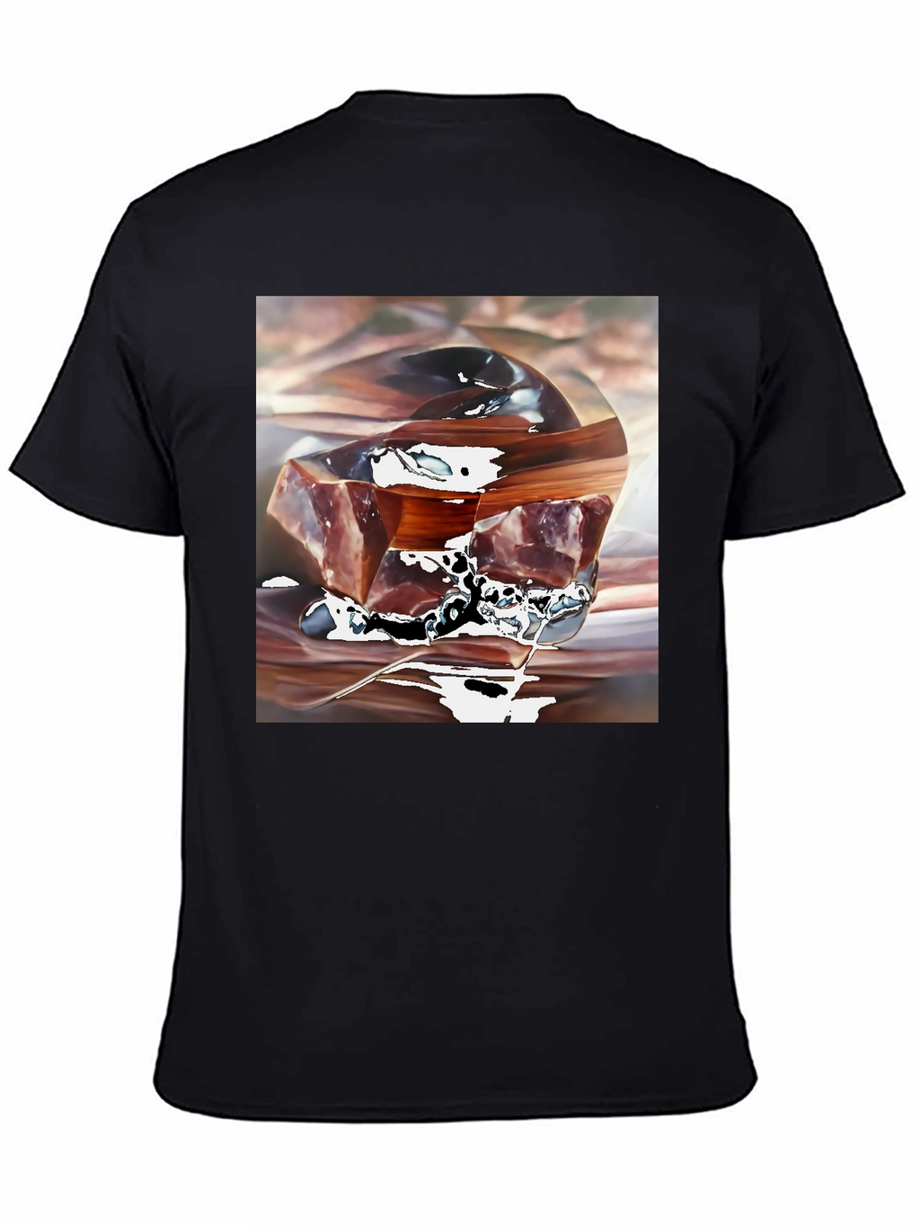 Abstract Cube Graphic Tee - Modern Art Shirt