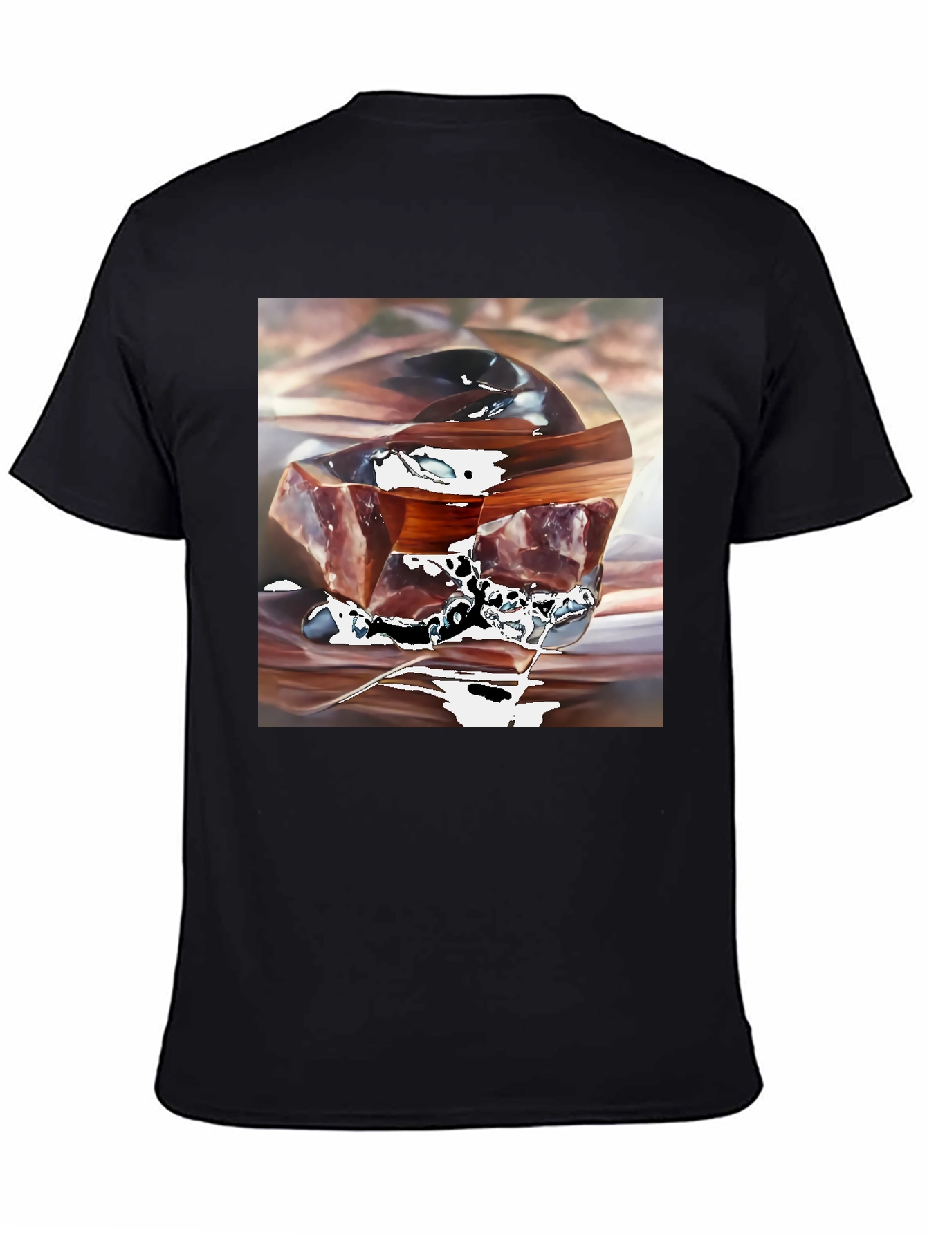 Abstract Cube Graphic Tee - Modern Art Shirt