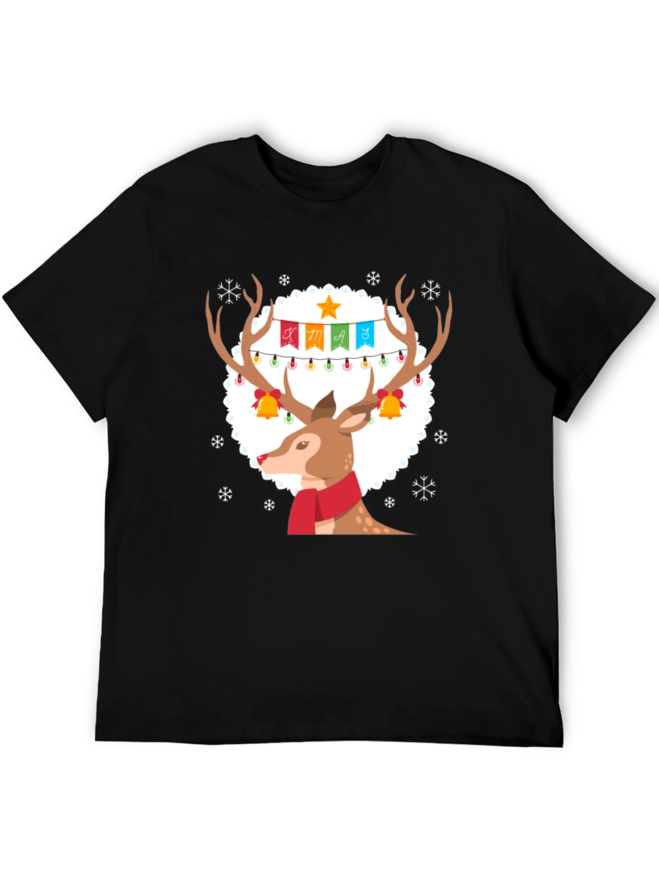 Festive Reindeer Xmas T-Shirt
