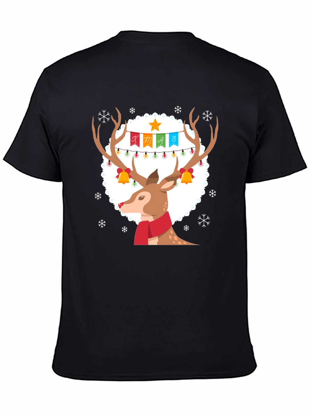 Festive Reindeer Xmas T-Shirt
