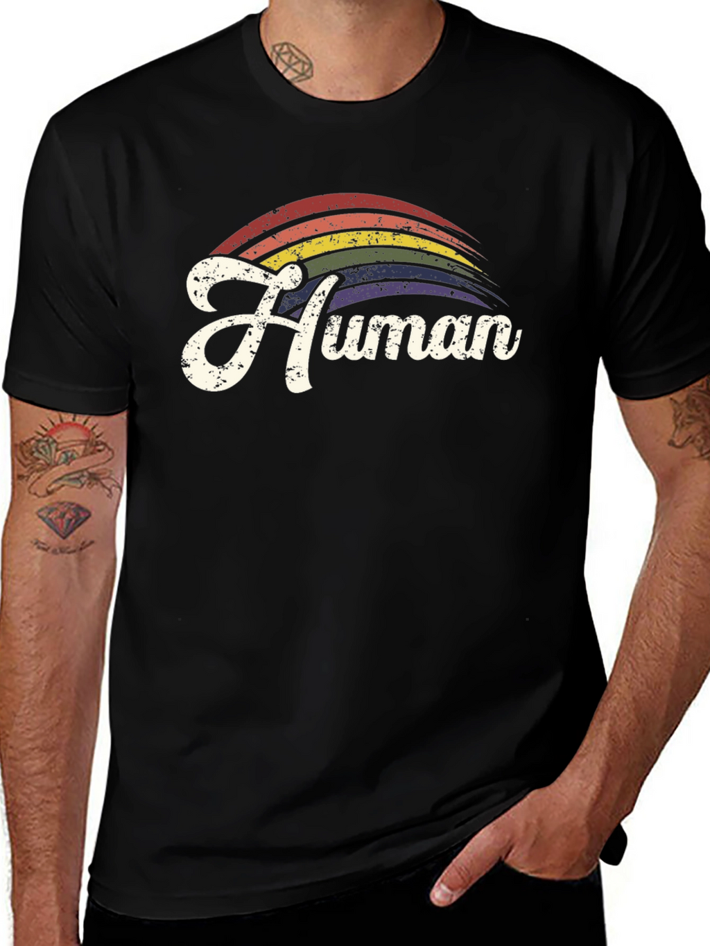 Human Rainbow Pride T-Shirt