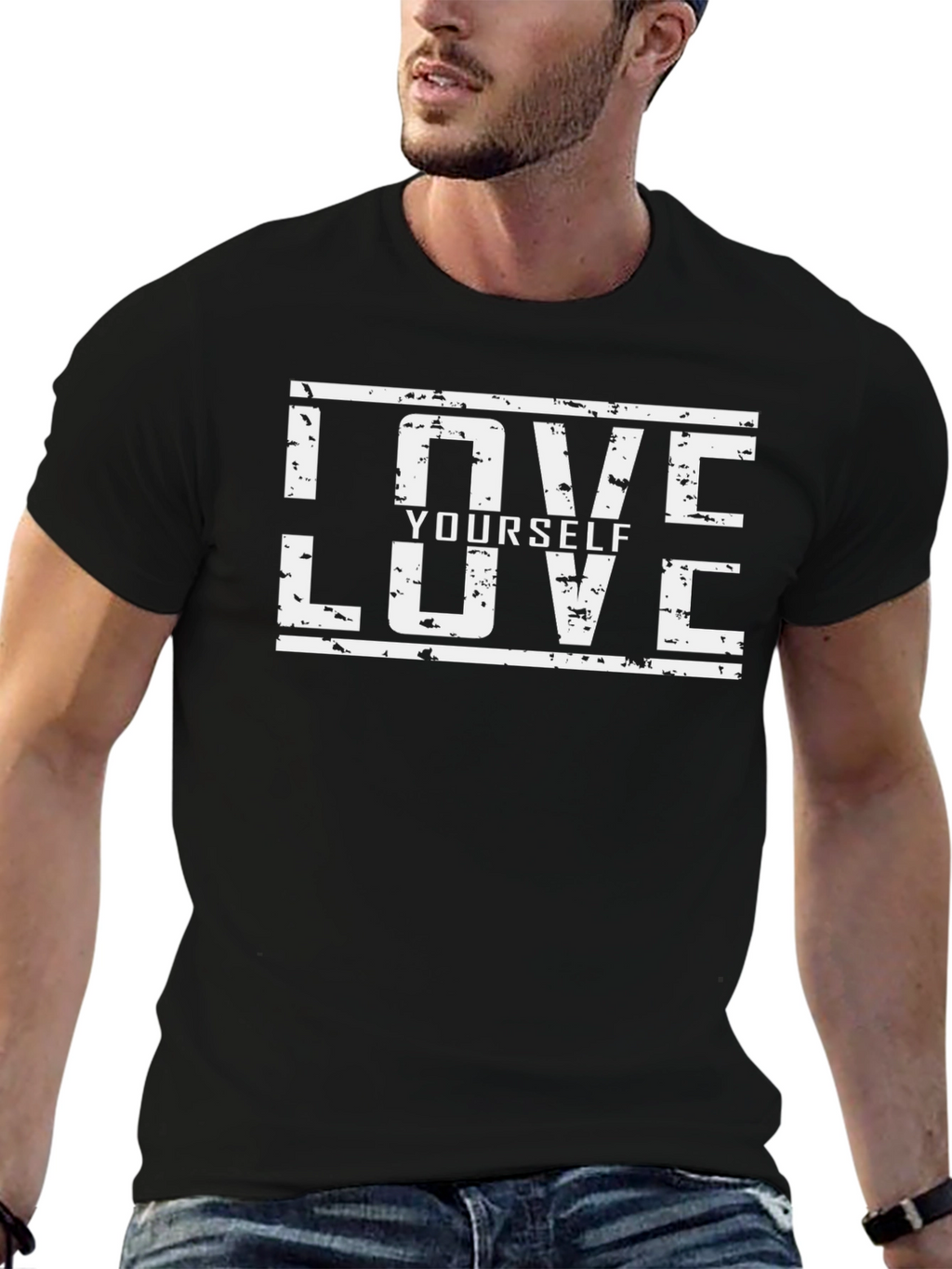 Love Yourself T-Shirt - Grunge Style