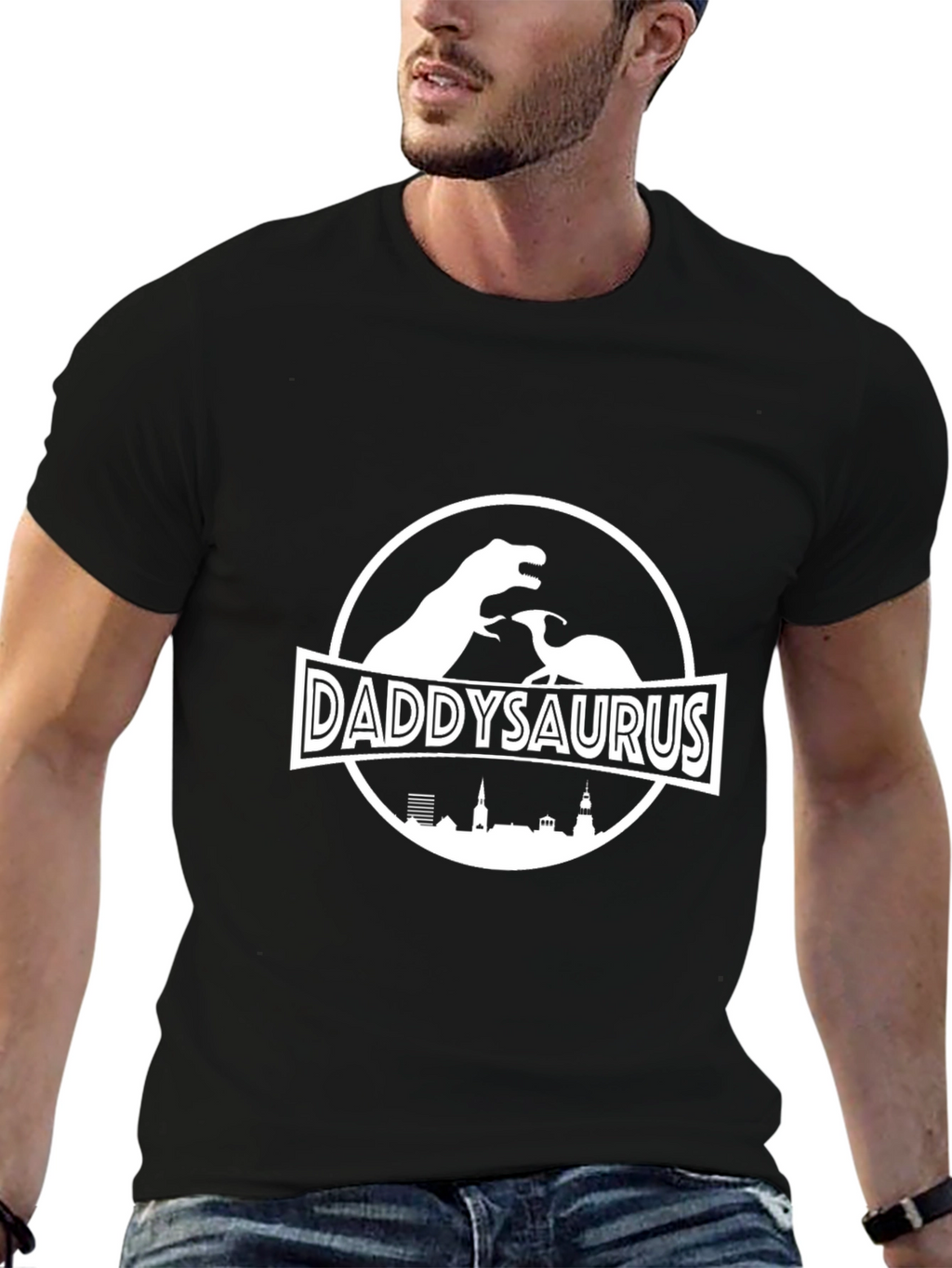 Daddysaurus Graphic T-Shirt