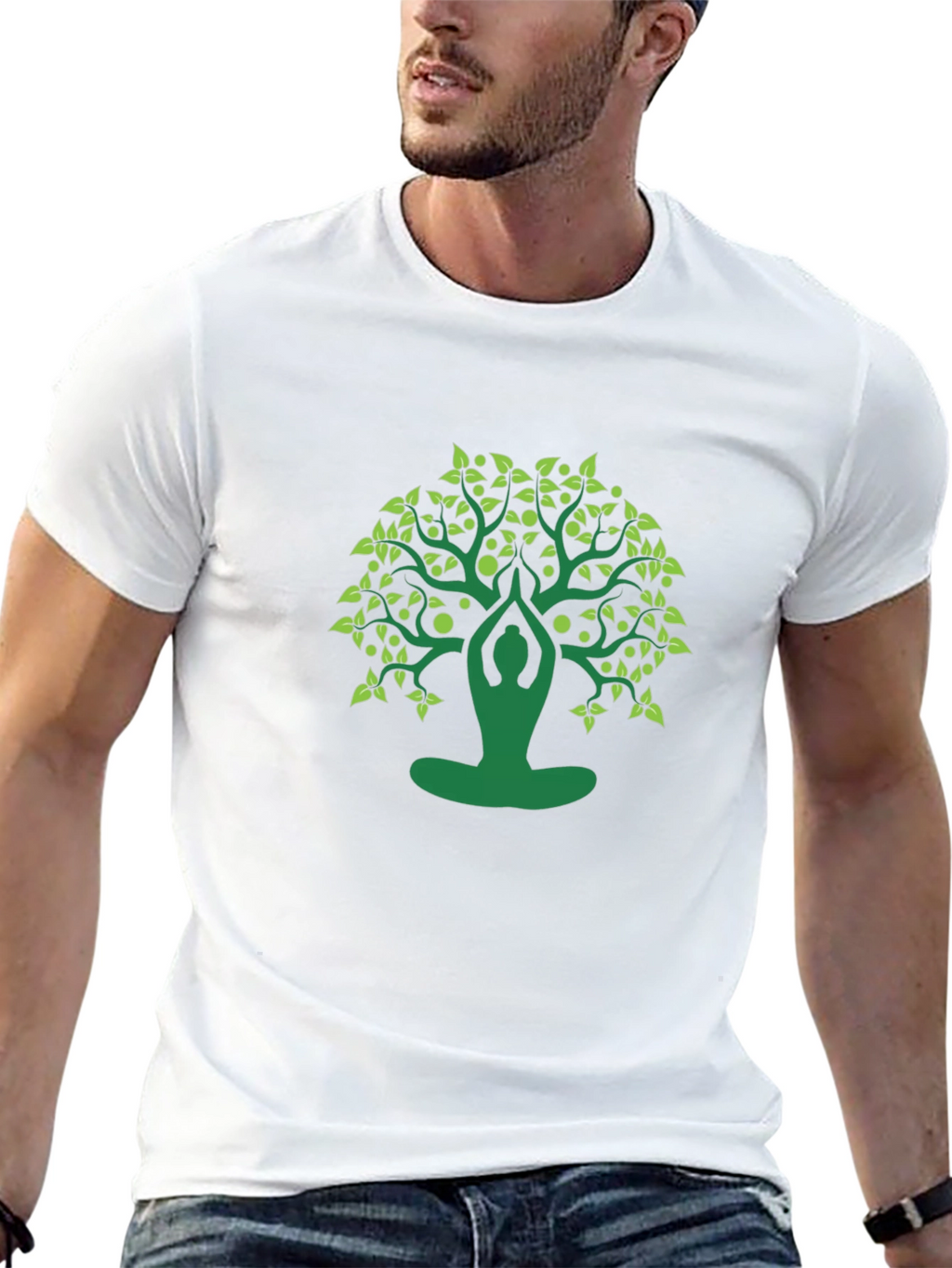 Yoga Tree Graphic Tee - Meditate in Style