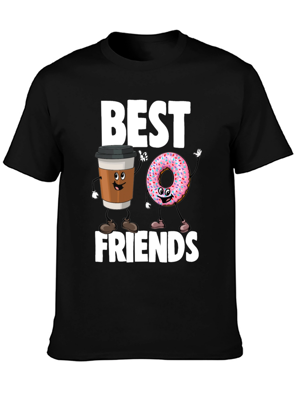 Best Friends Coffee & Donut Graphic Tee