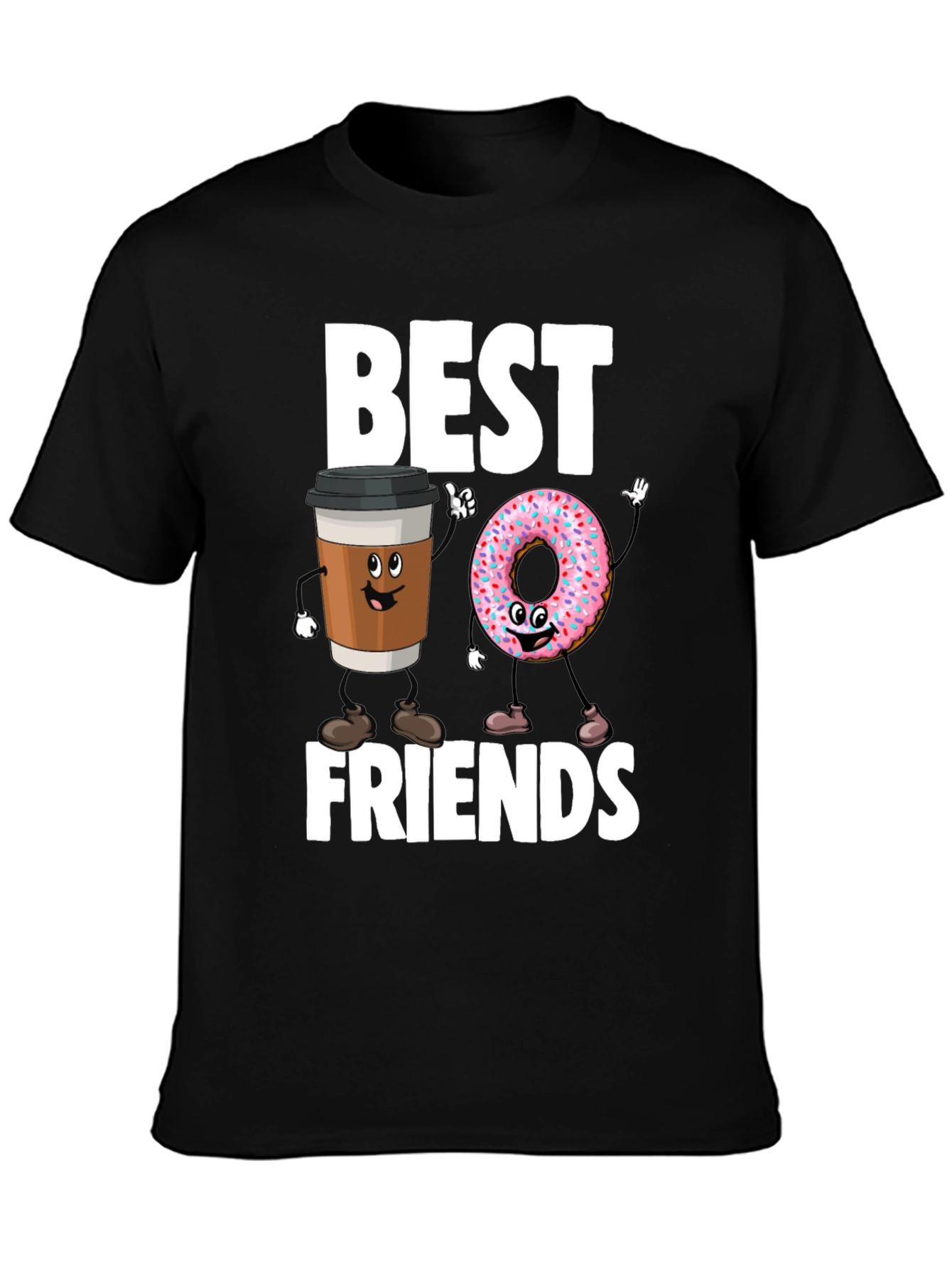 Best Friends Coffee & Donut Graphic Tee