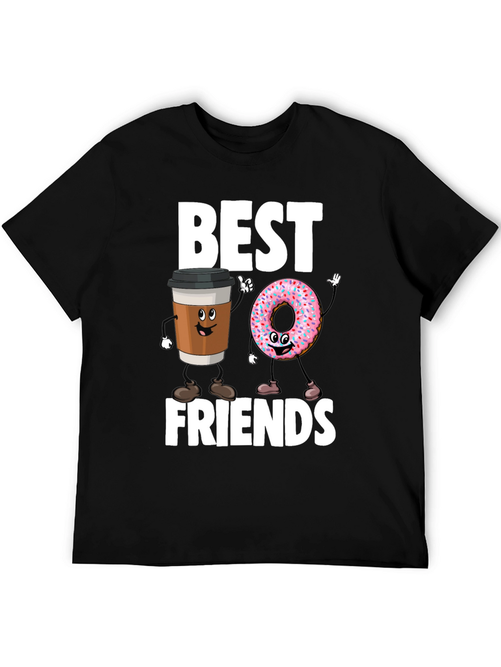 Best Friends Coffee & Donut Graphic Tee