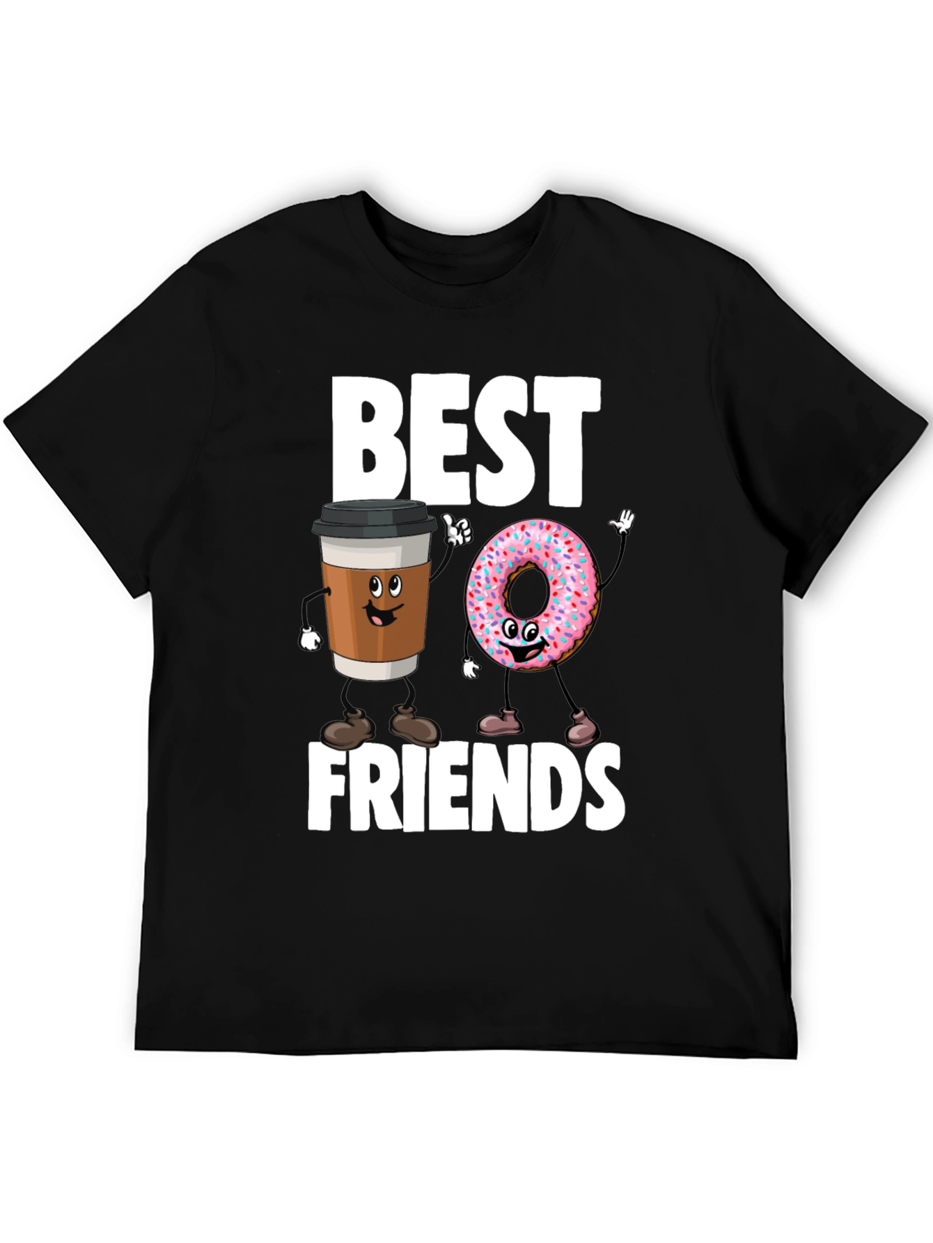 Best Friends Coffee & Donut Graphic Tee