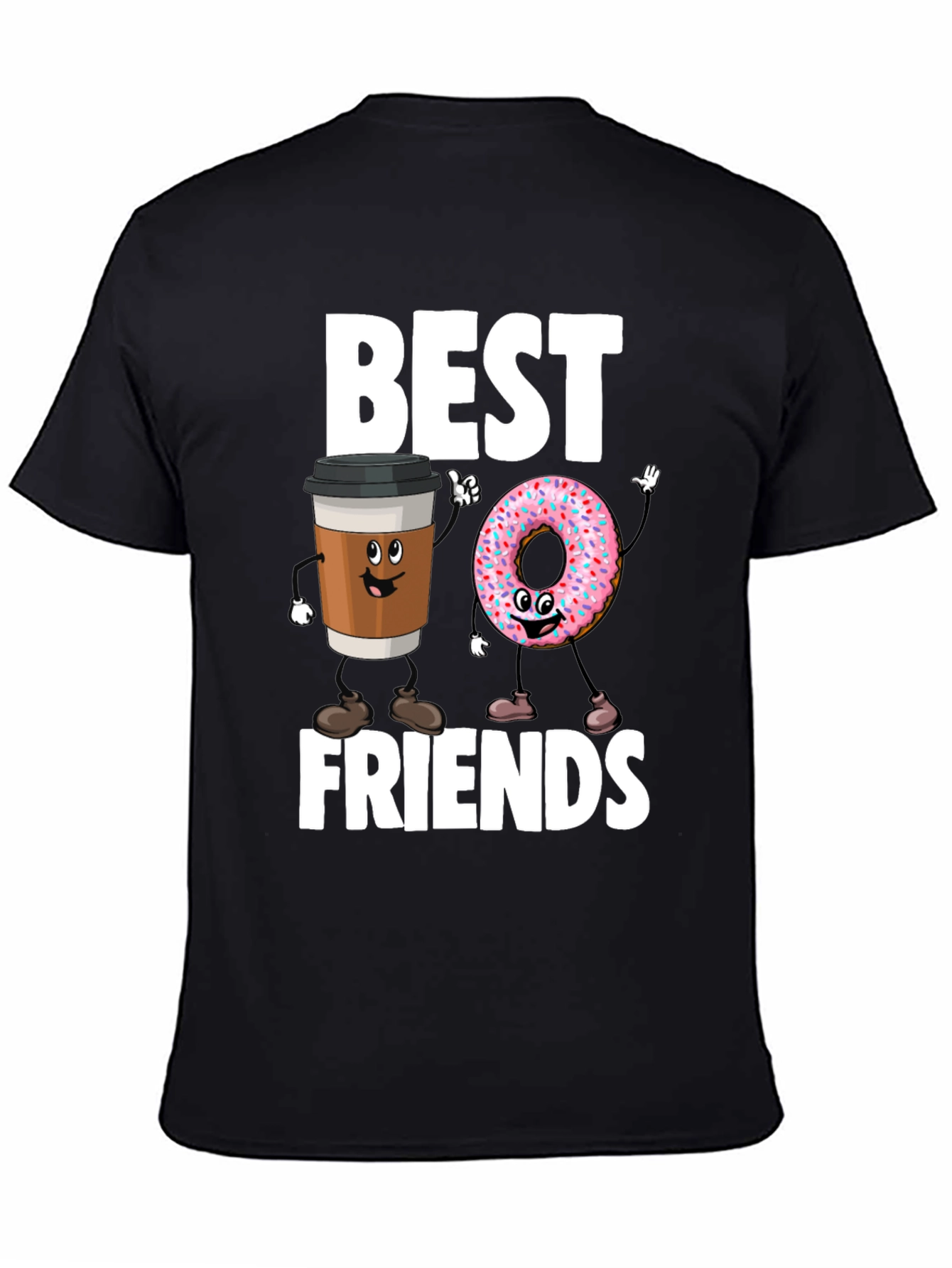 Best Friends Coffee & Donut Graphic Tee