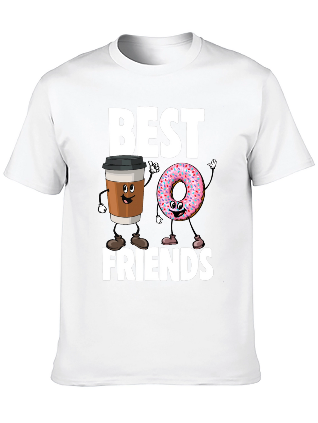 Best Friends Coffee & Donut Graphic Tee