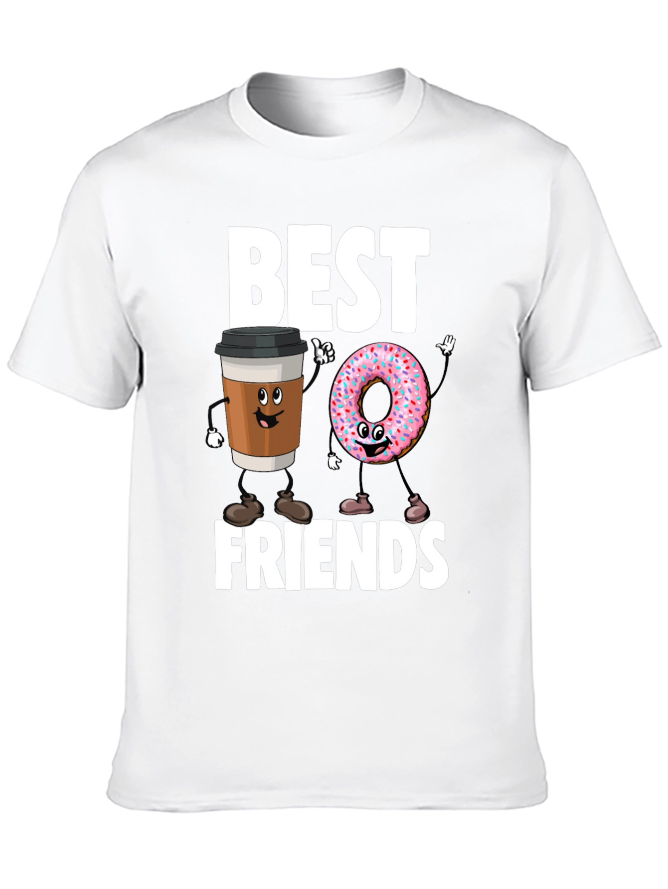 Best Friends Coffee & Donut Graphic Tee