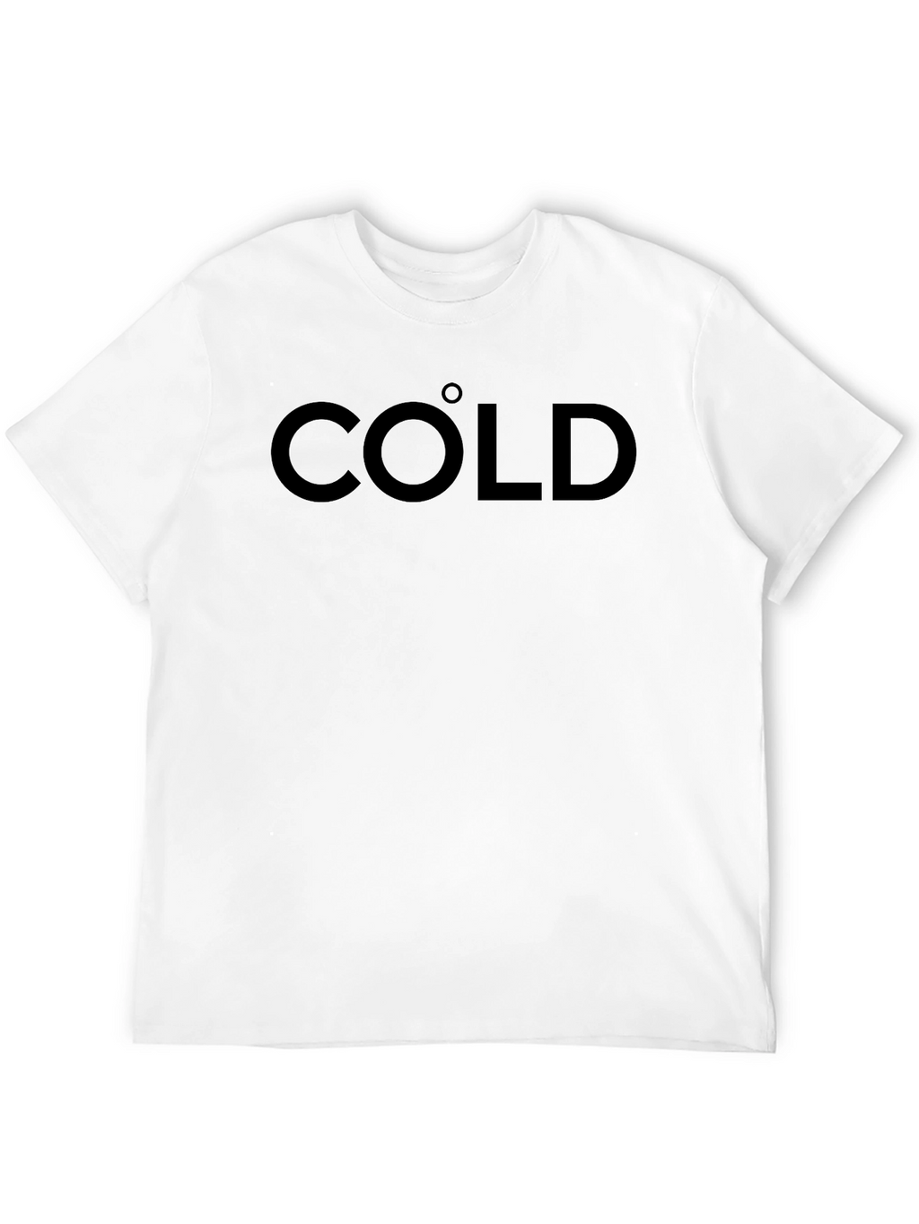 Cold Graphic T-Shirt - Unisex Black Tee