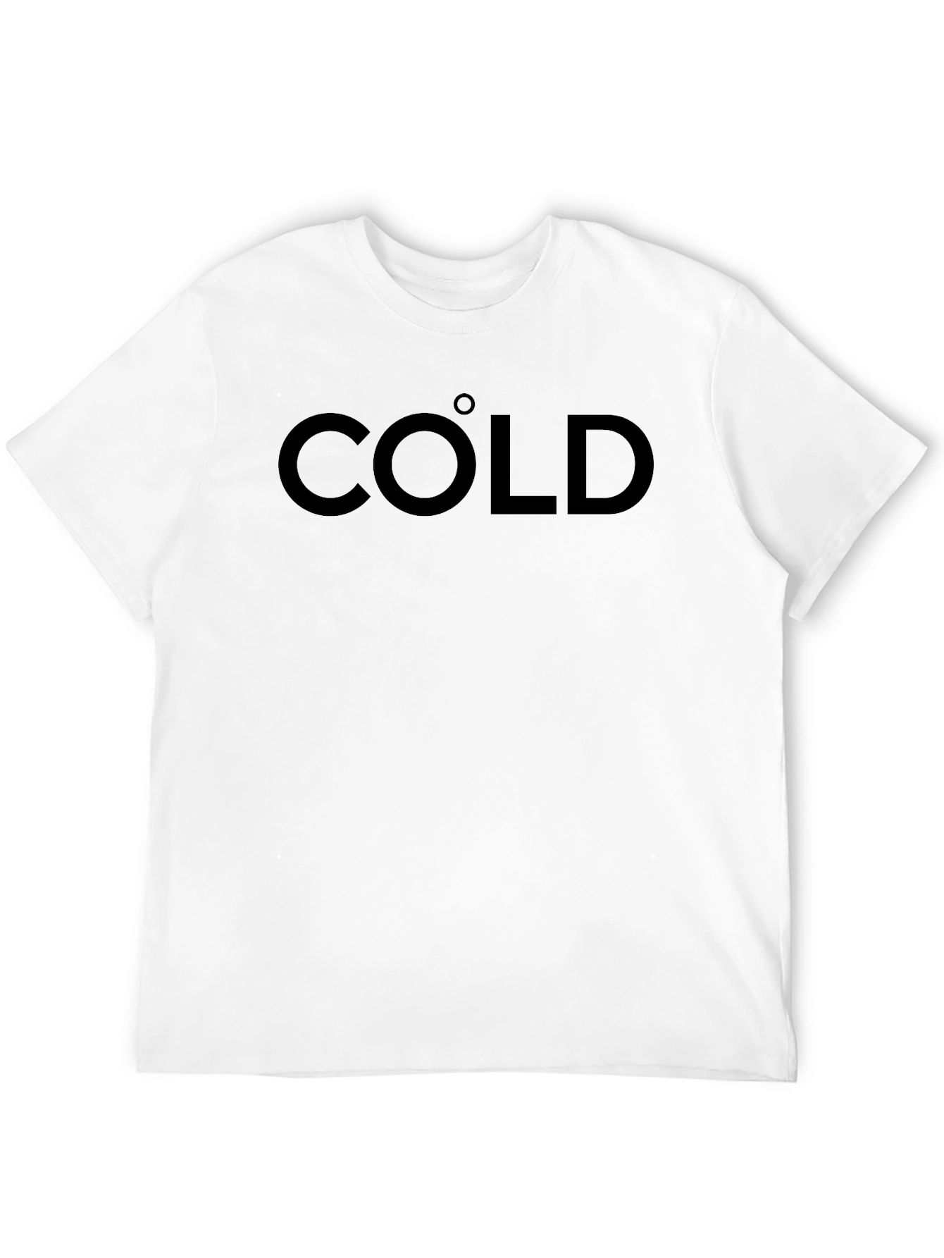 Cold Graphic T-Shirt - Unisex Black Tee