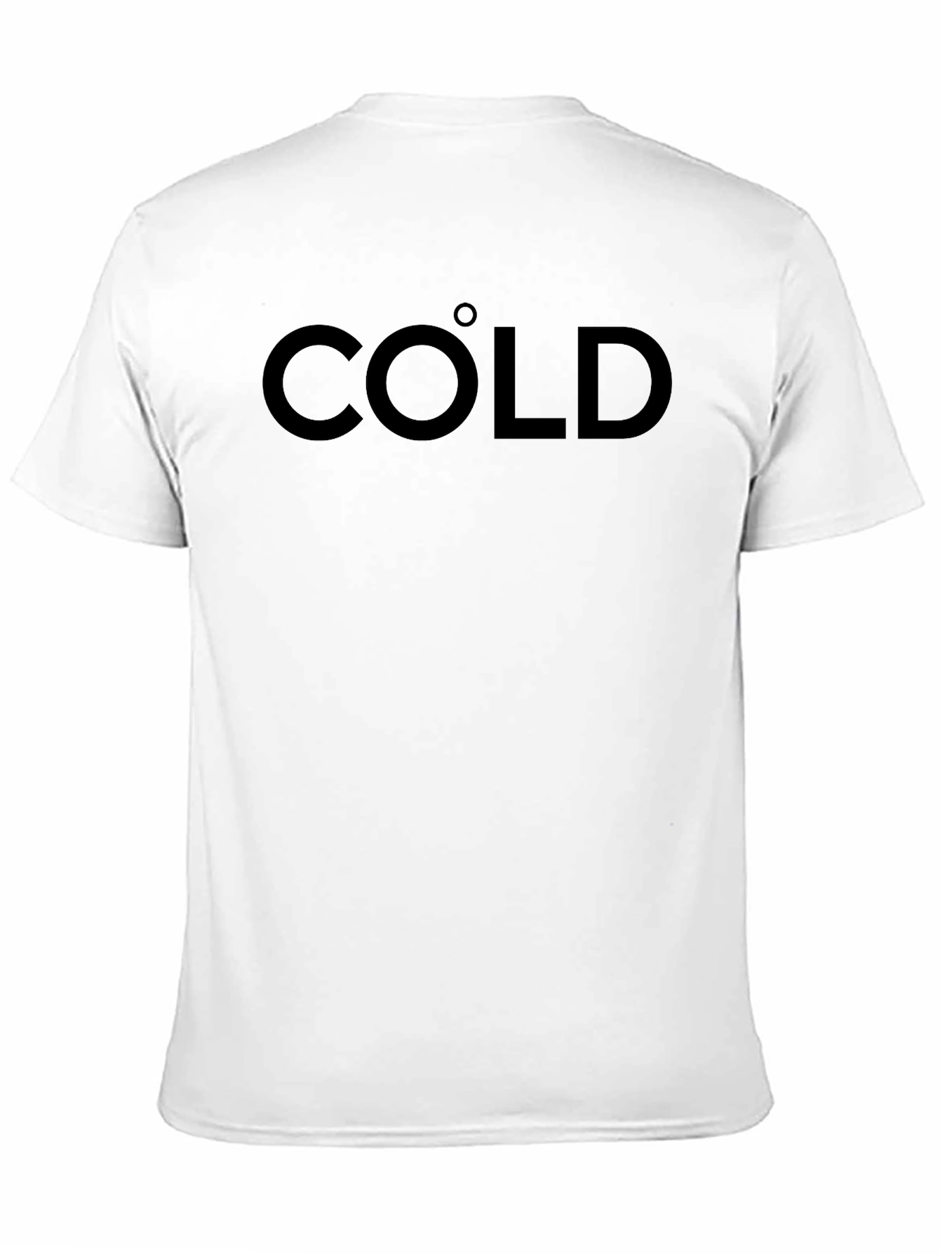 Cold Graphic T-Shirt - Unisex Black Tee
