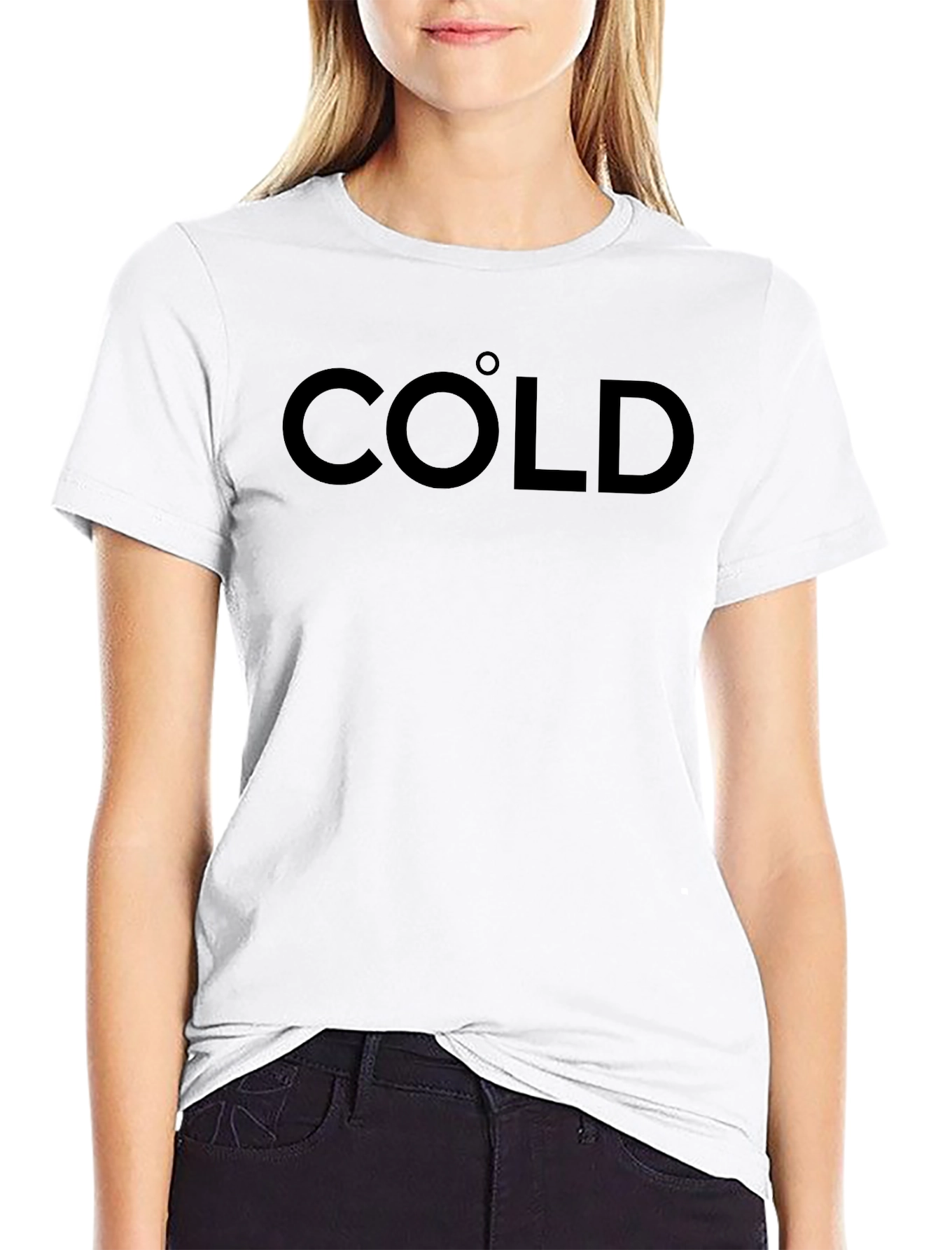 Cold Graphic T-Shirt - Unisex Black Tee