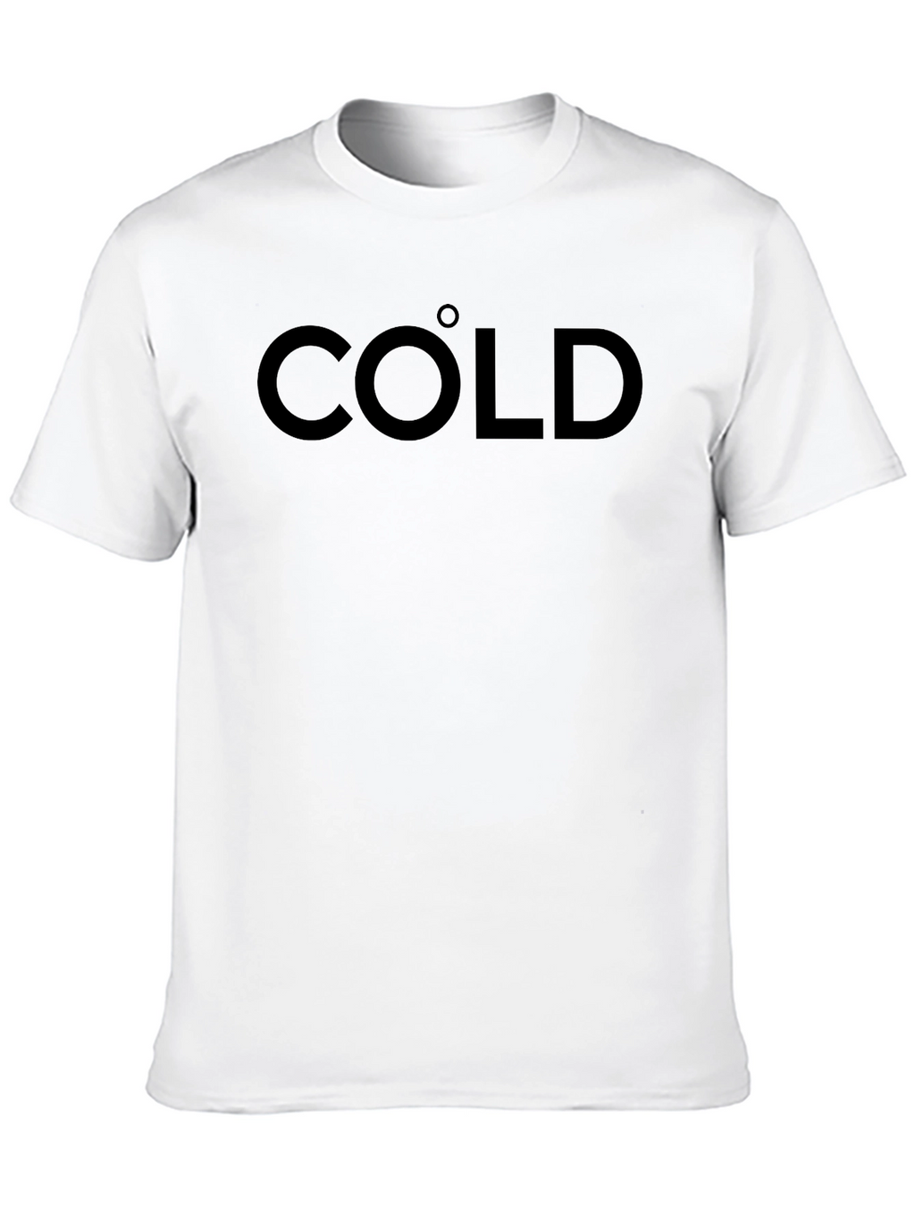 Cold Graphic T-Shirt - Unisex Black Tee