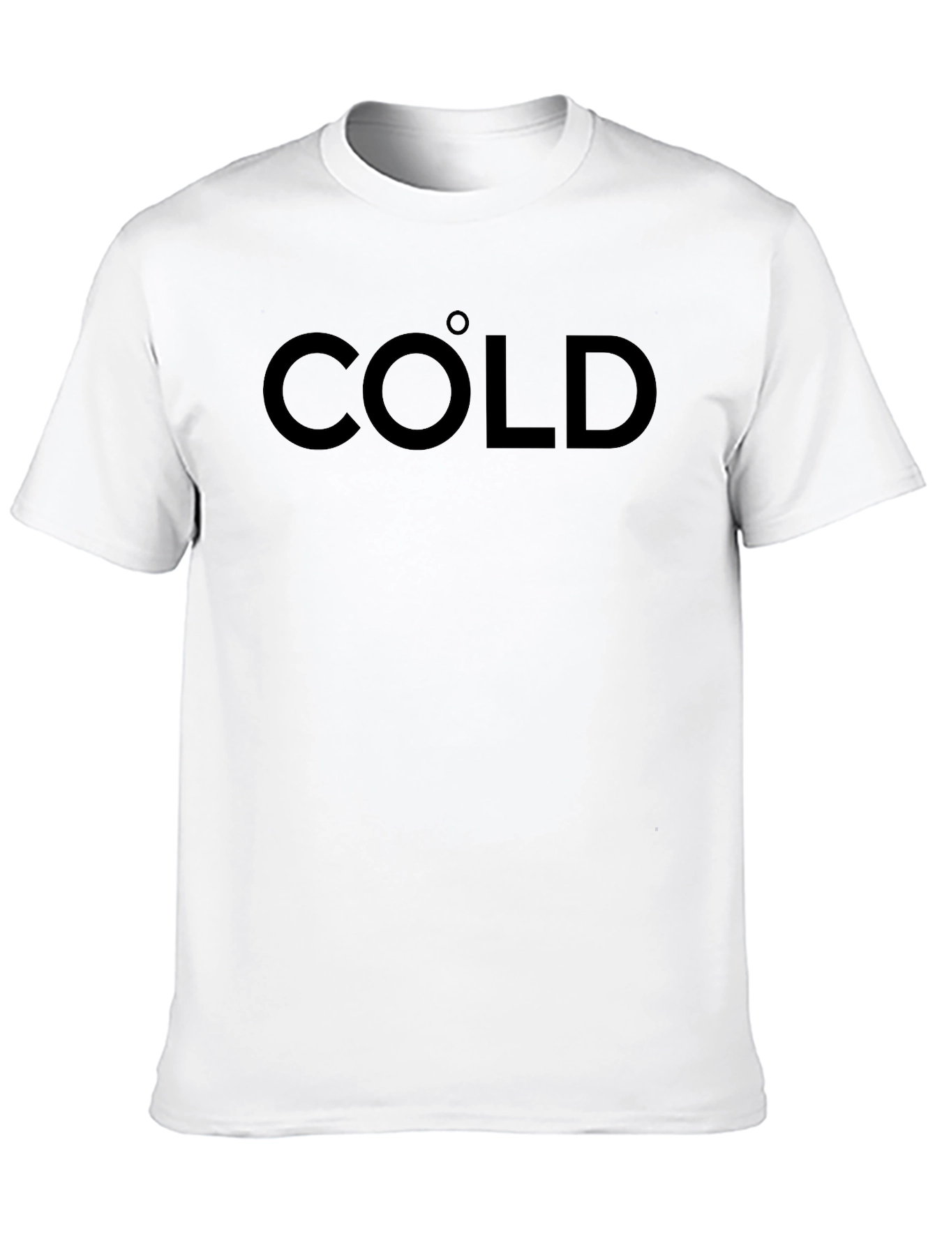 Cold Graphic T-Shirt - Unisex Black Tee