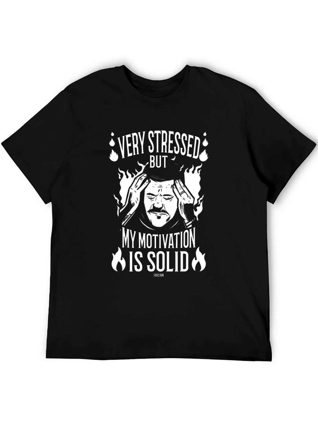 Stressed But Solid Motivation Graphic Tee