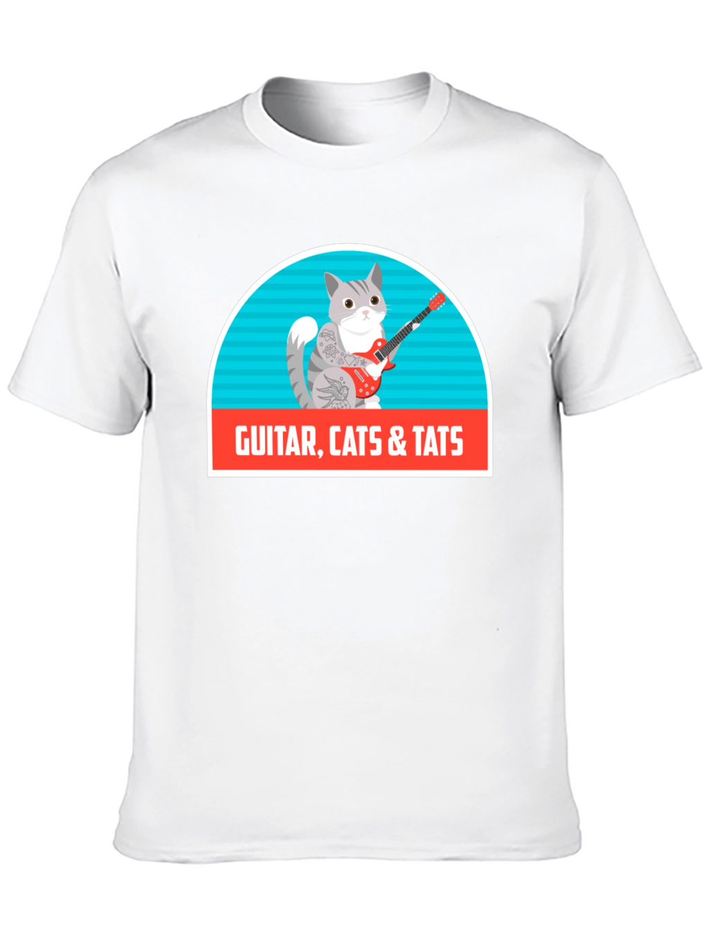 Guitar Cats & Tats T-Shirt