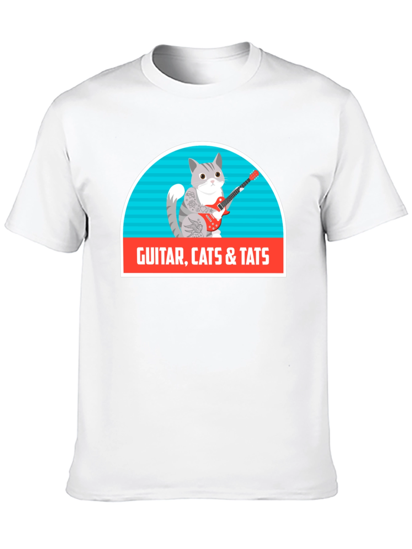 Guitar Cats & Tats T-Shirt